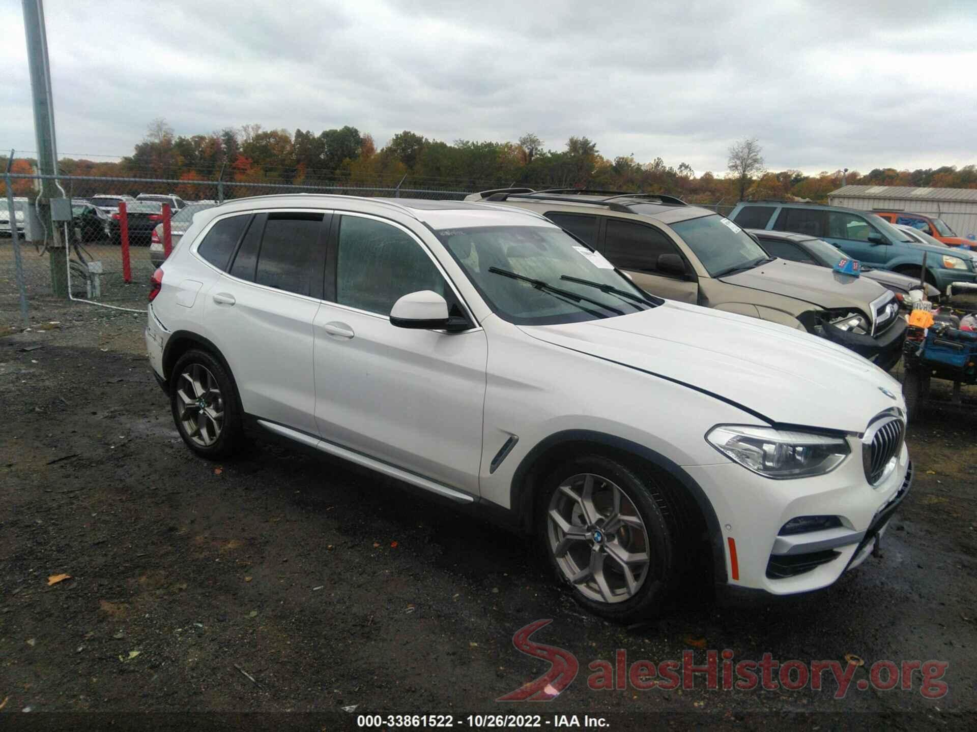 5UXTY5C09M9G57235 2021 BMW X3