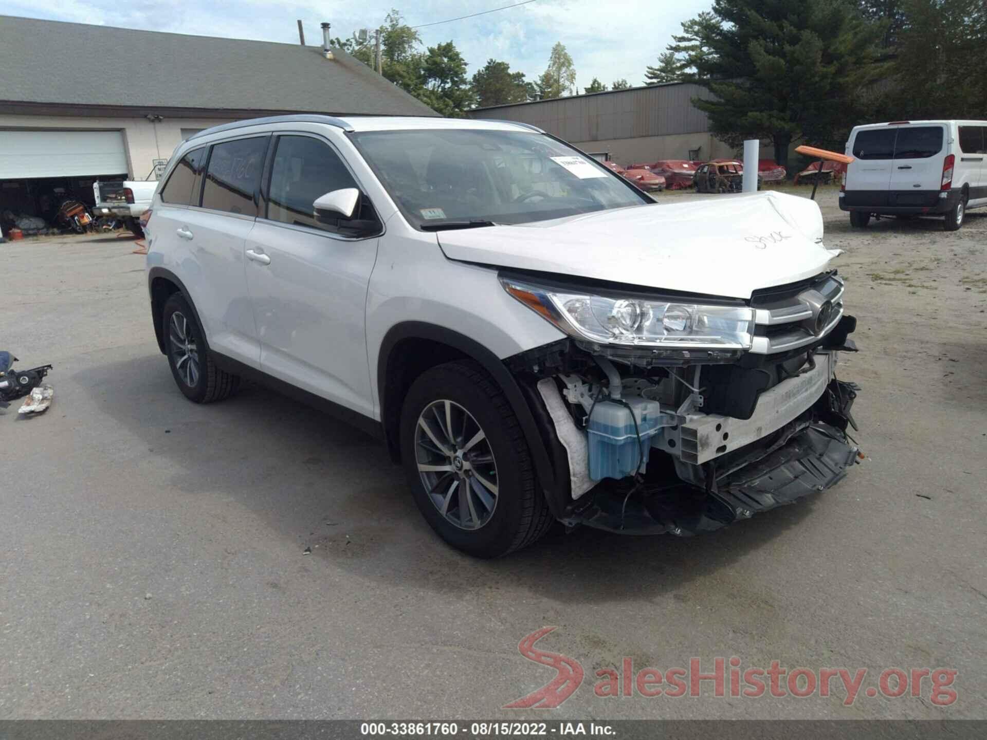 5TDJZRFH5KS574069 2019 TOYOTA HIGHLANDER