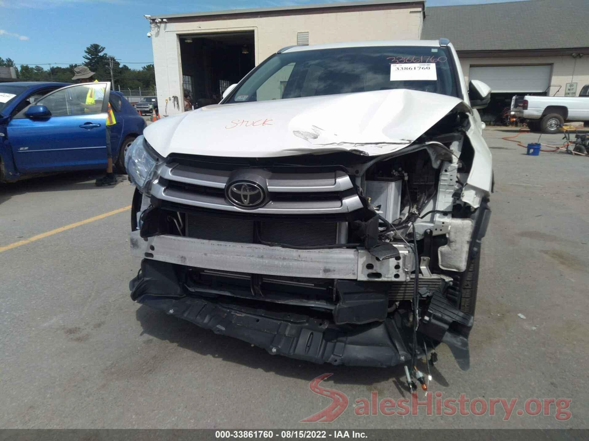 5TDJZRFH5KS574069 2019 TOYOTA HIGHLANDER