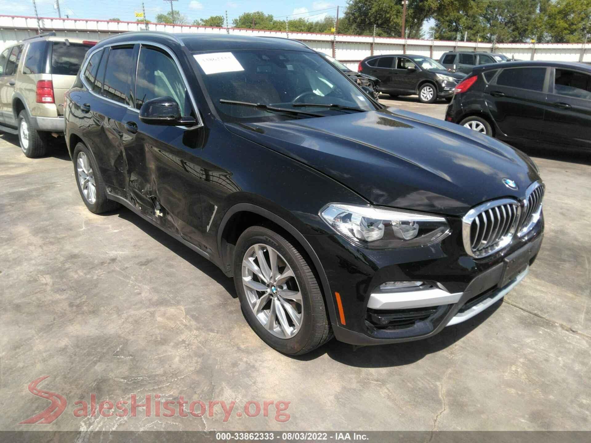 5UXTR7C51KLE96769 2019 BMW X3