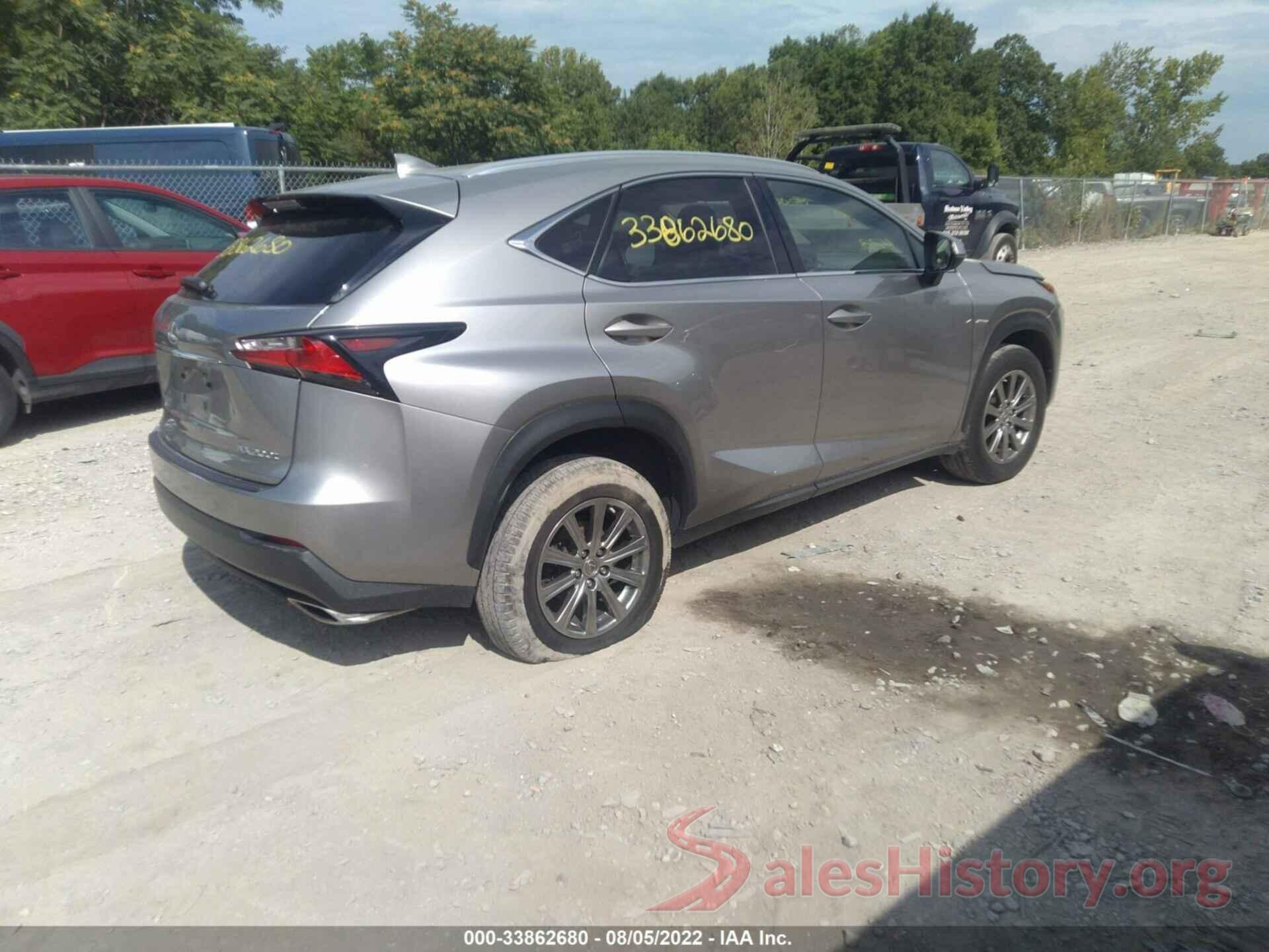 JTJBARBZ8H2147430 2017 LEXUS NX