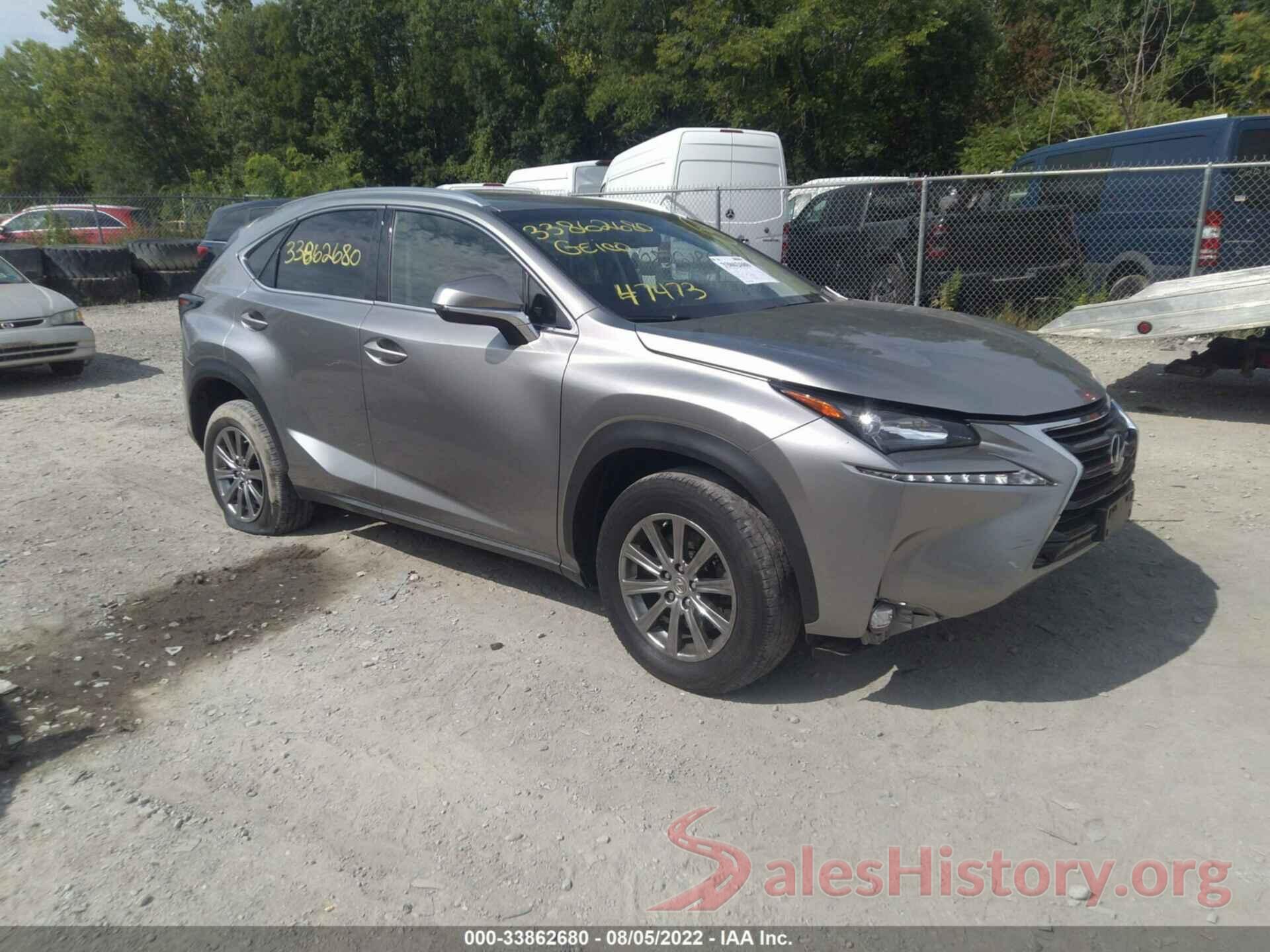 JTJBARBZ8H2147430 2017 LEXUS NX