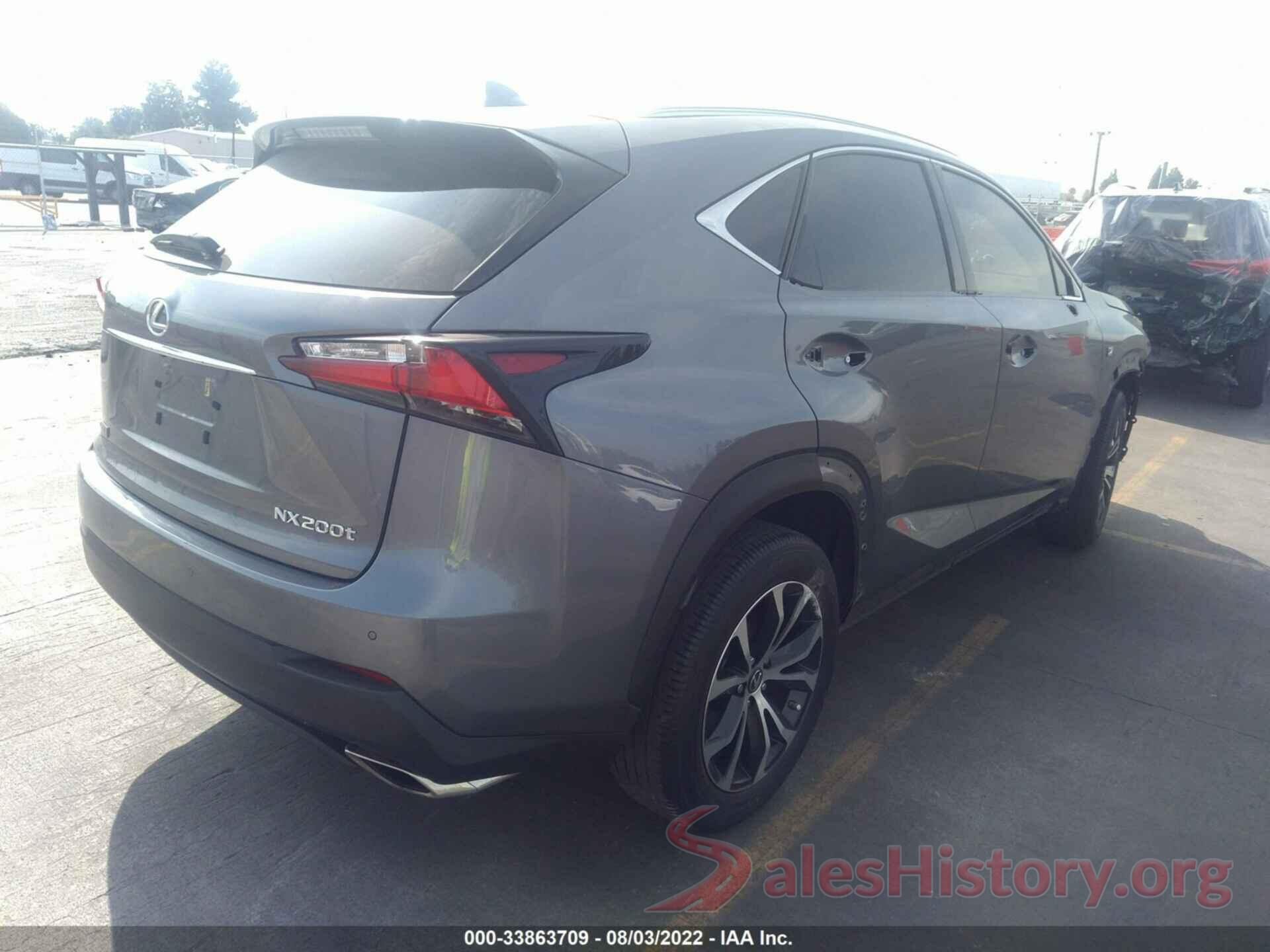 JTJYARBZ9H2065670 2017 LEXUS NX