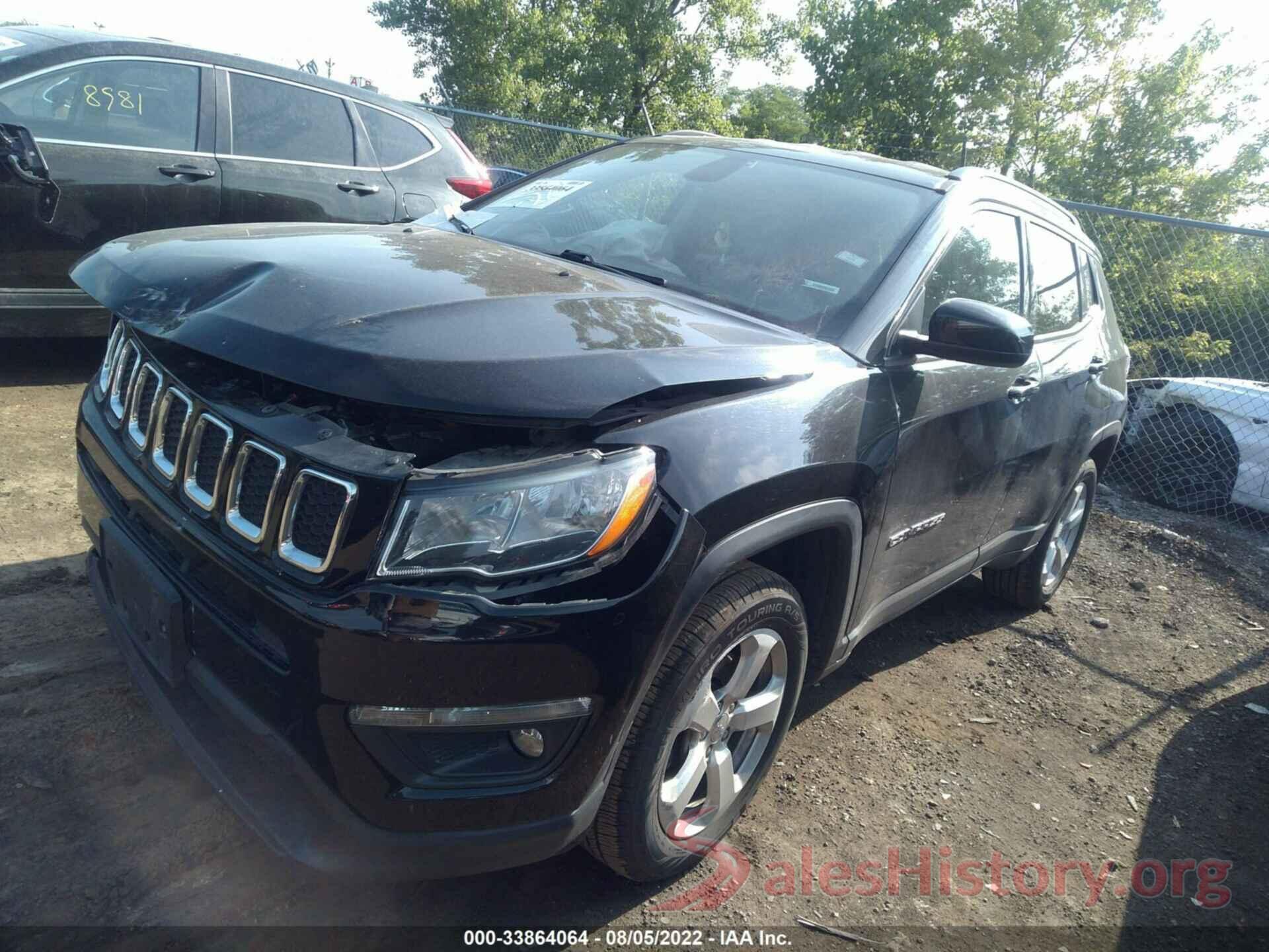 3C4NJDBBXJT161016 2018 JEEP COMPASS