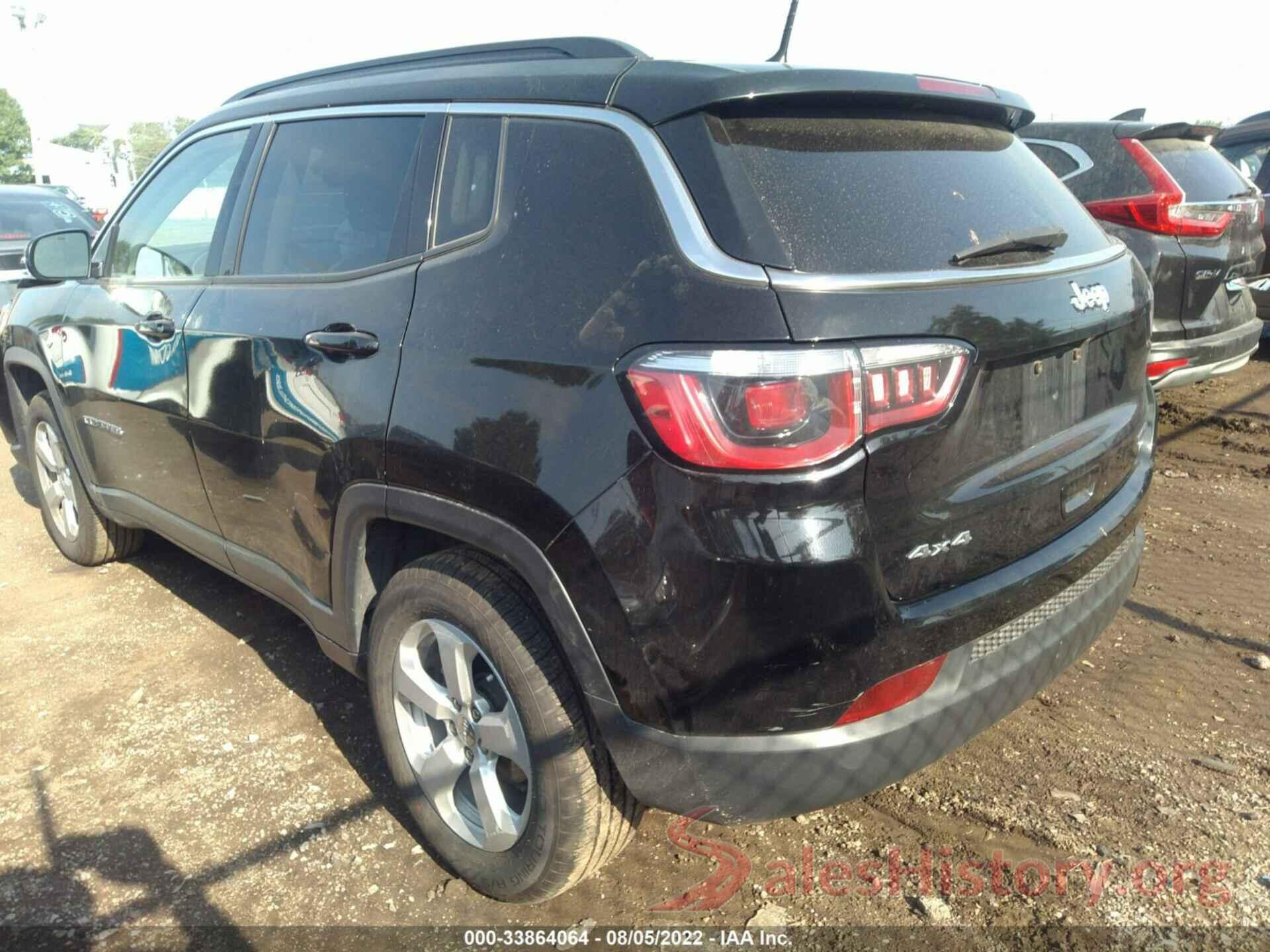 3C4NJDBBXJT161016 2018 JEEP COMPASS