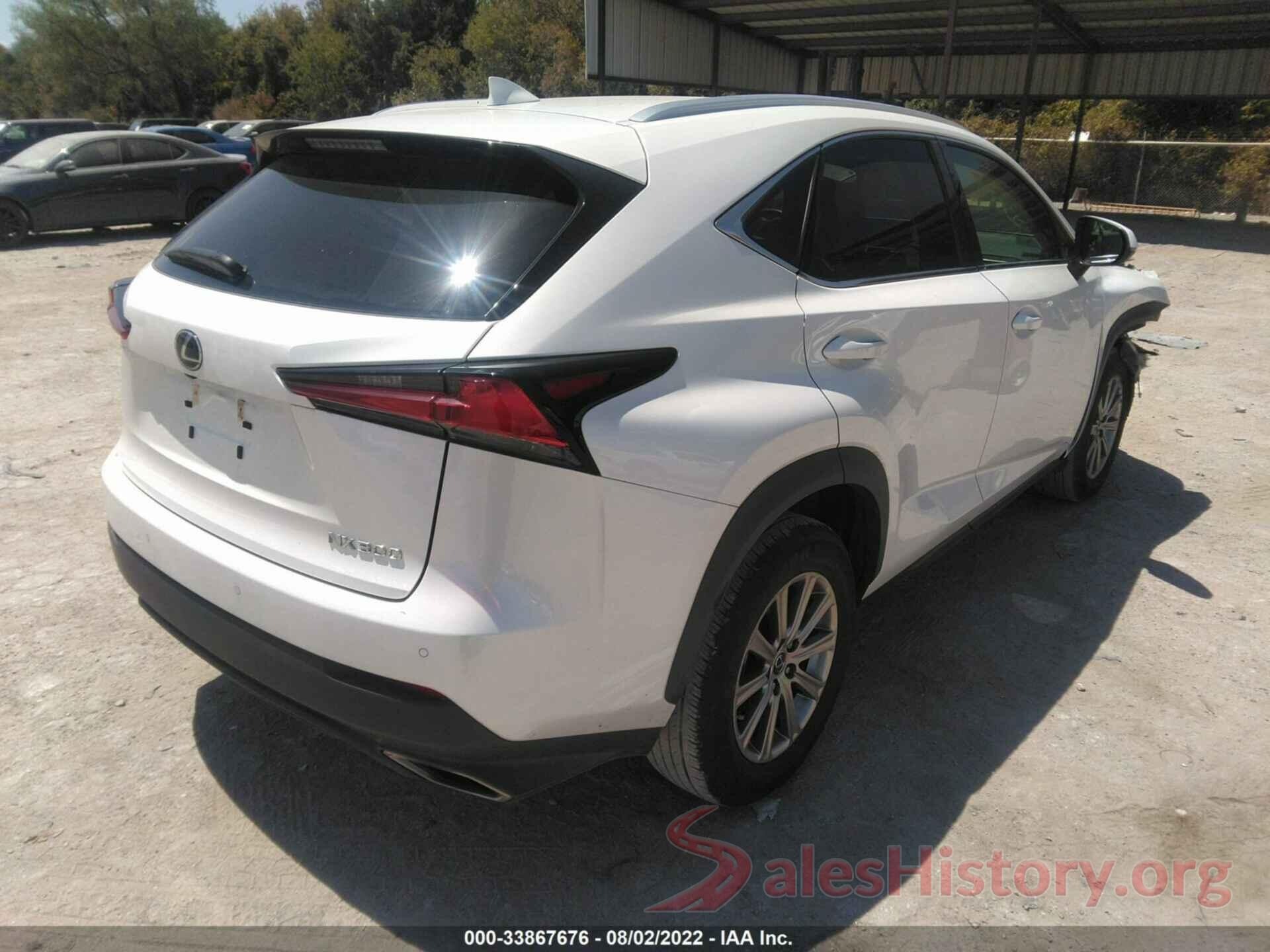 JTJDARDZXL2234891 2020 LEXUS NX