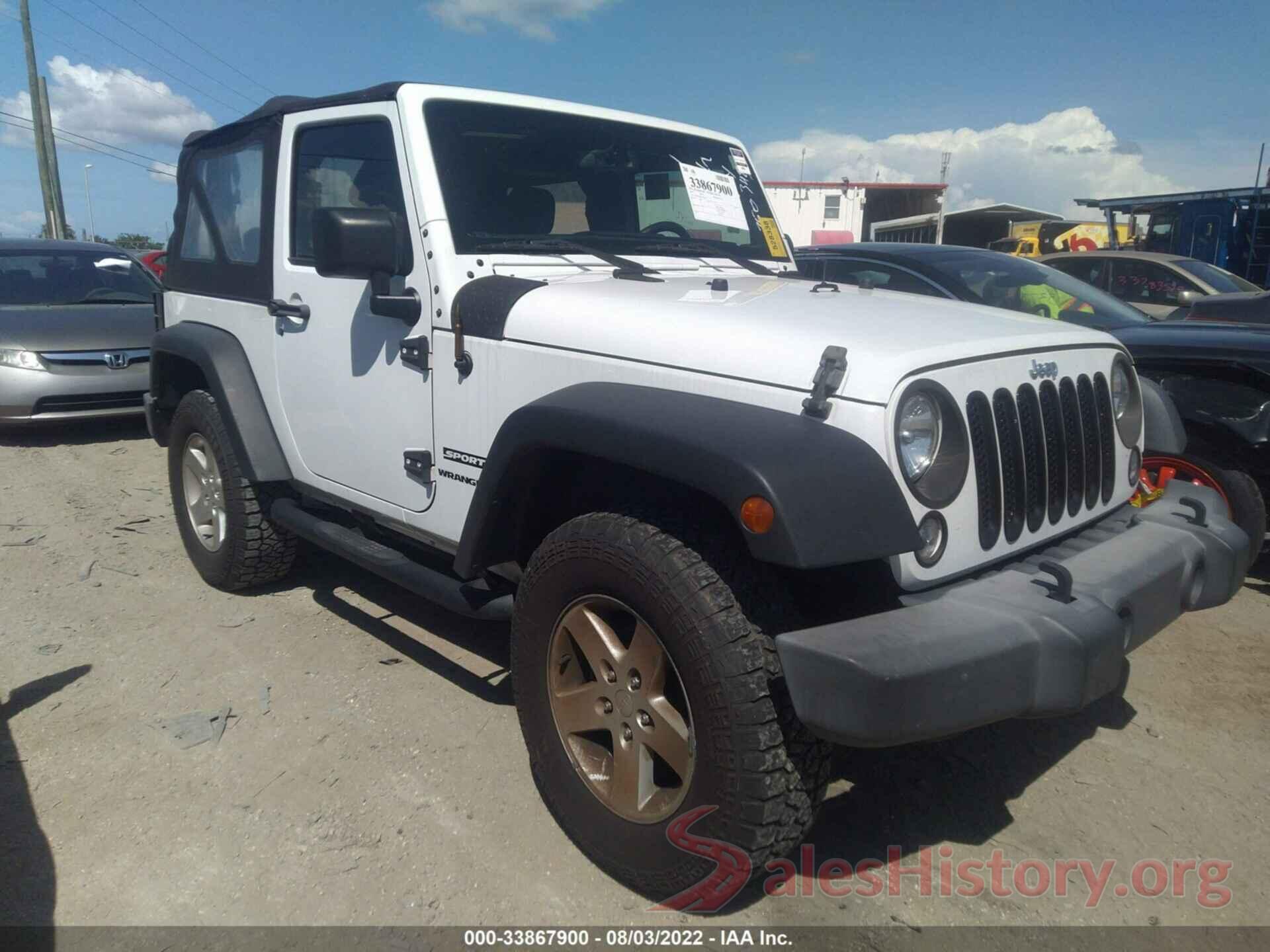 1C4AJWAG4HL750348 2017 JEEP WRANGLER