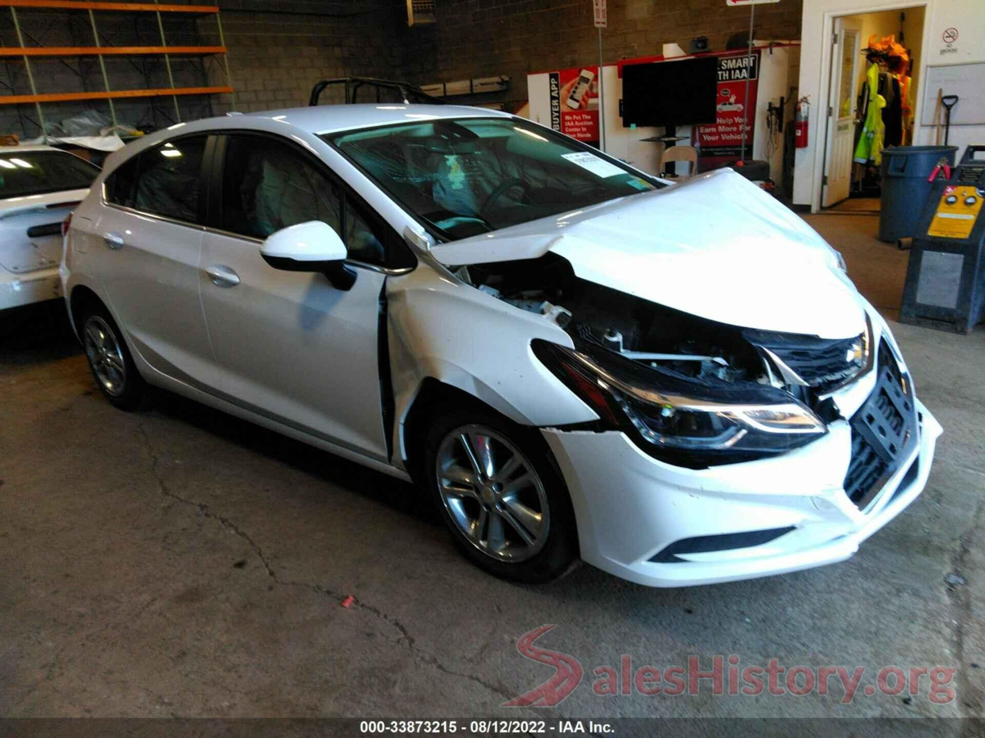 3G1BE6SM3JS611320 2018 CHEVROLET CRUZE