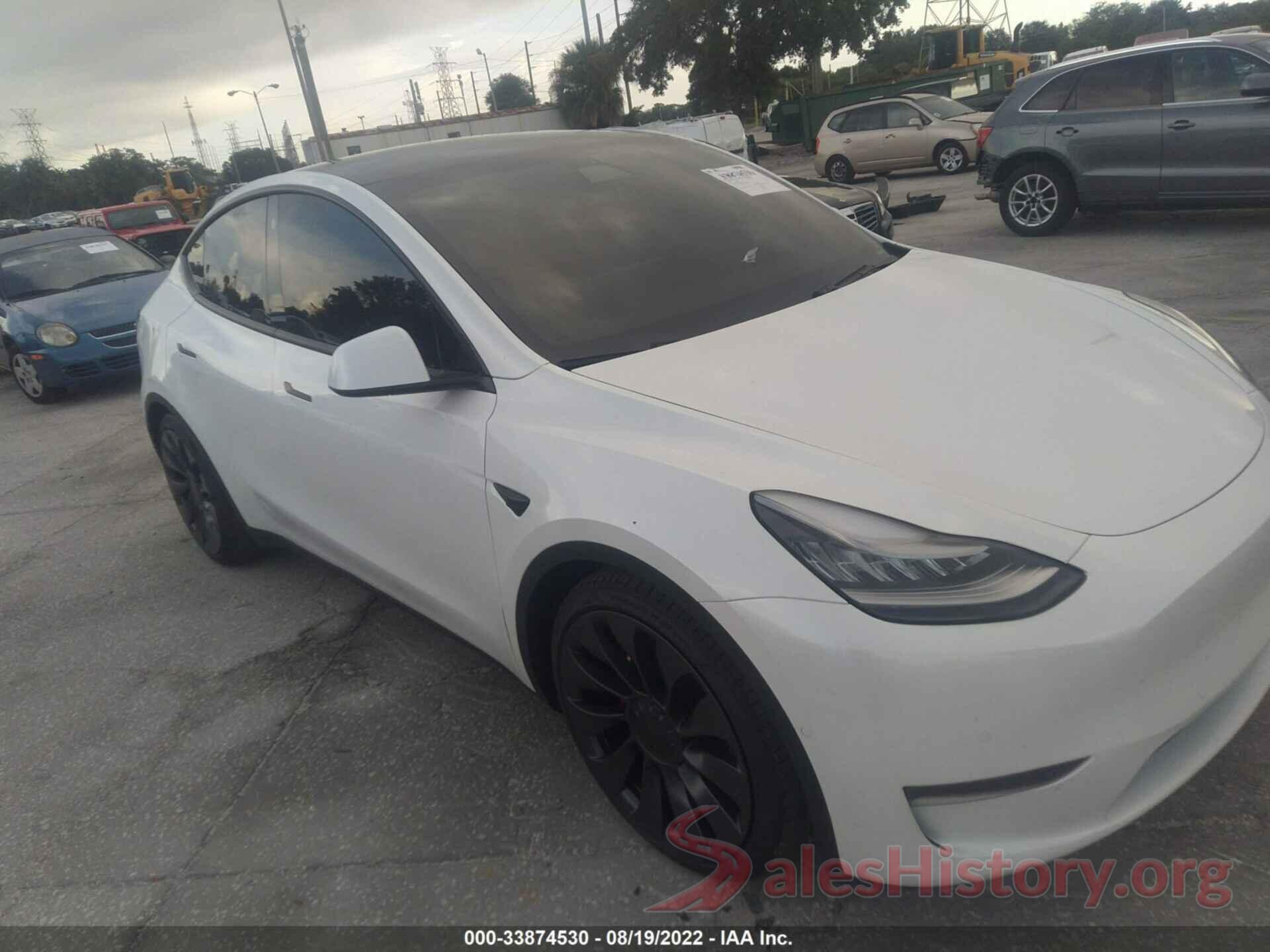 5YJYGDEF3MF072286 2021 TESLA MODEL Y