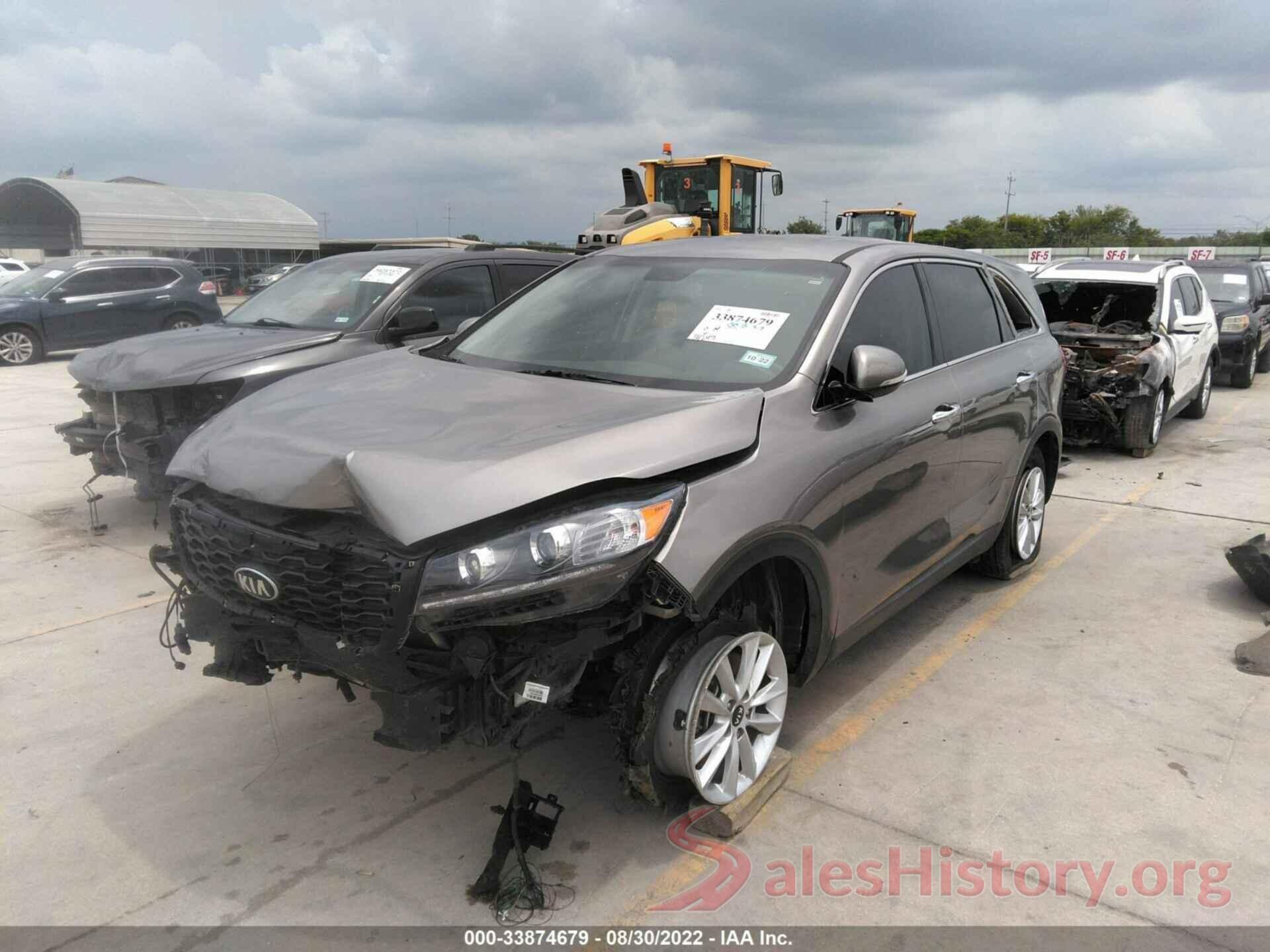 5XYPG4A39KG519782 2019 KIA SORENTO