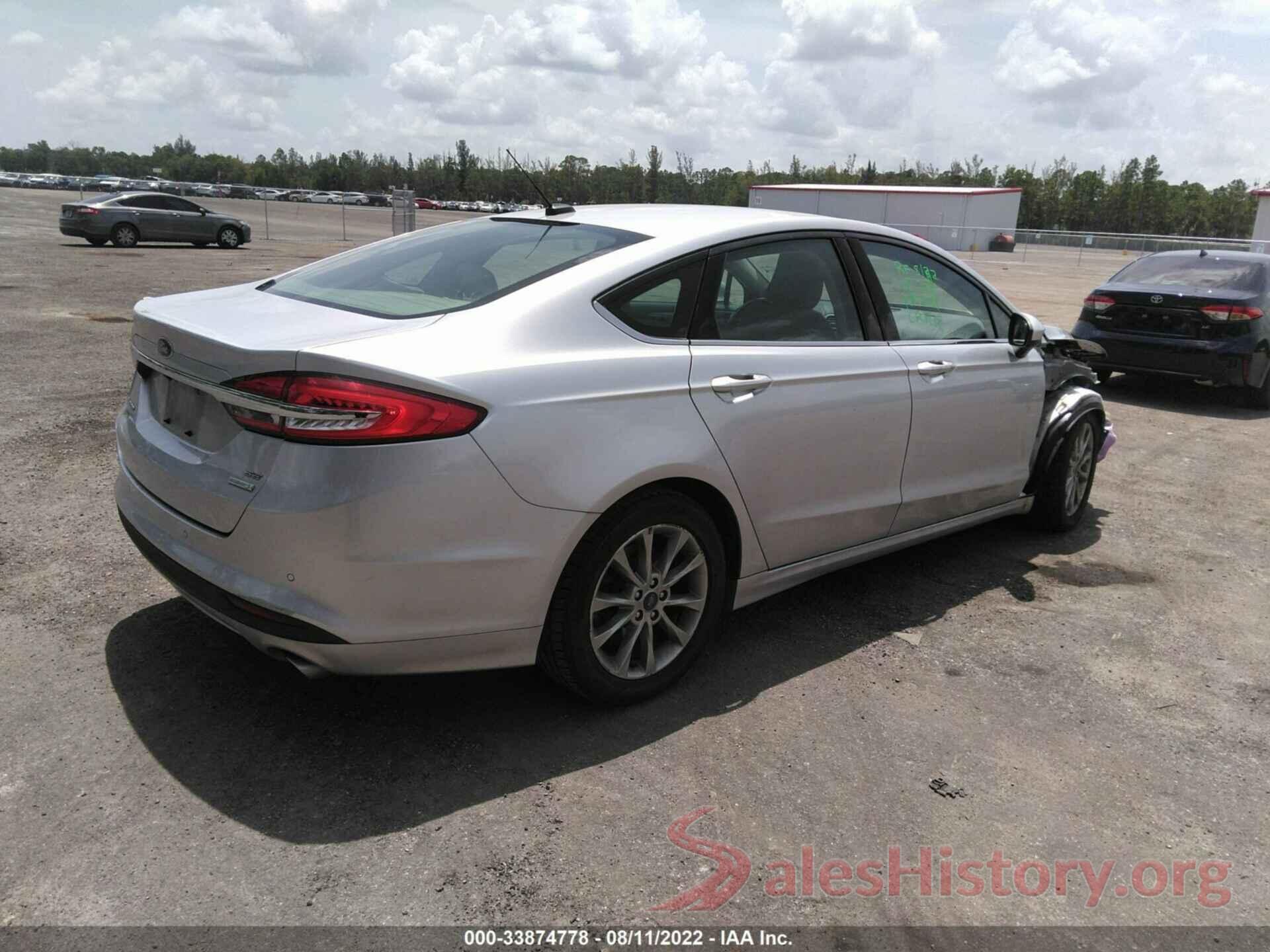 3FA6P0HD8HR392739 2017 FORD FUSION