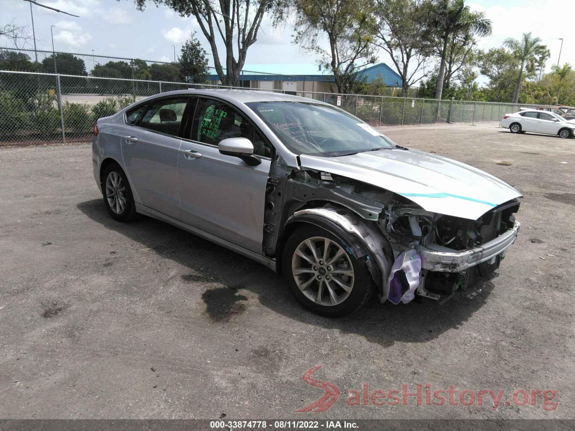 3FA6P0HD8HR392739 2017 FORD FUSION