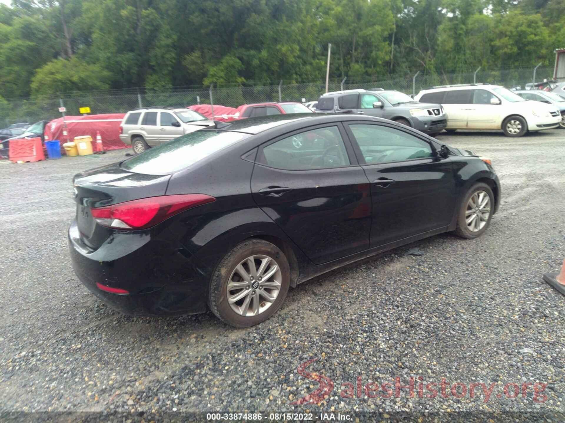 KMHDH4AE3EU210597 2014 HYUNDAI ELANTRA