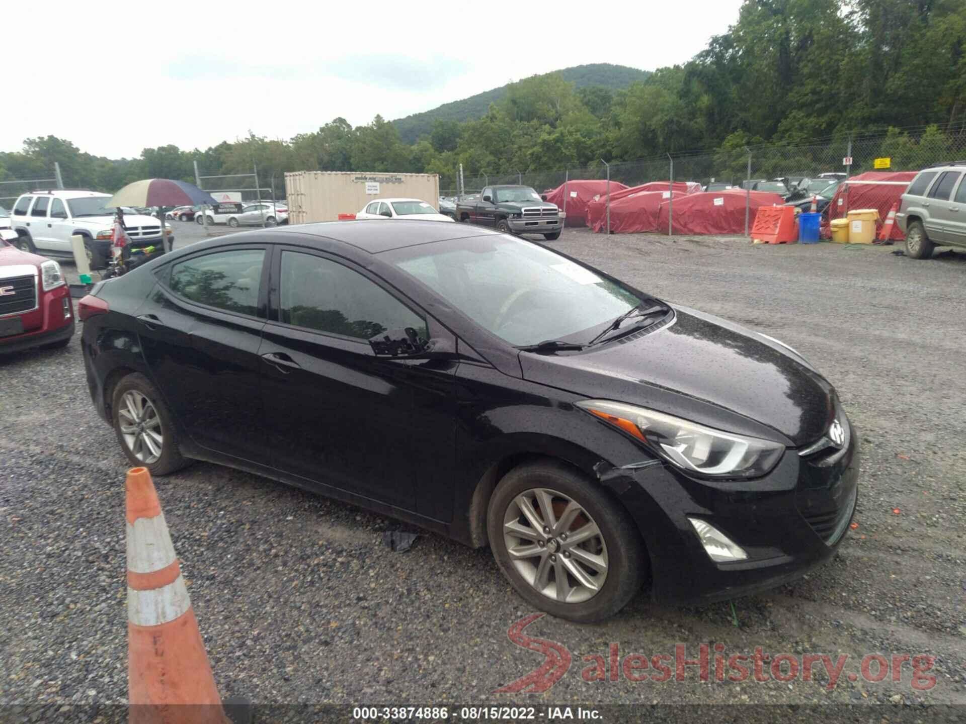 KMHDH4AE3EU210597 2014 HYUNDAI ELANTRA