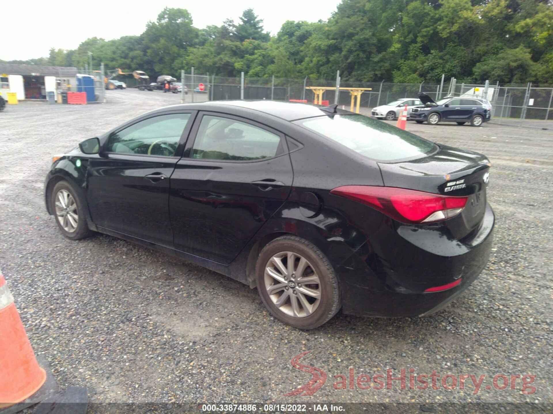 KMHDH4AE3EU210597 2014 HYUNDAI ELANTRA