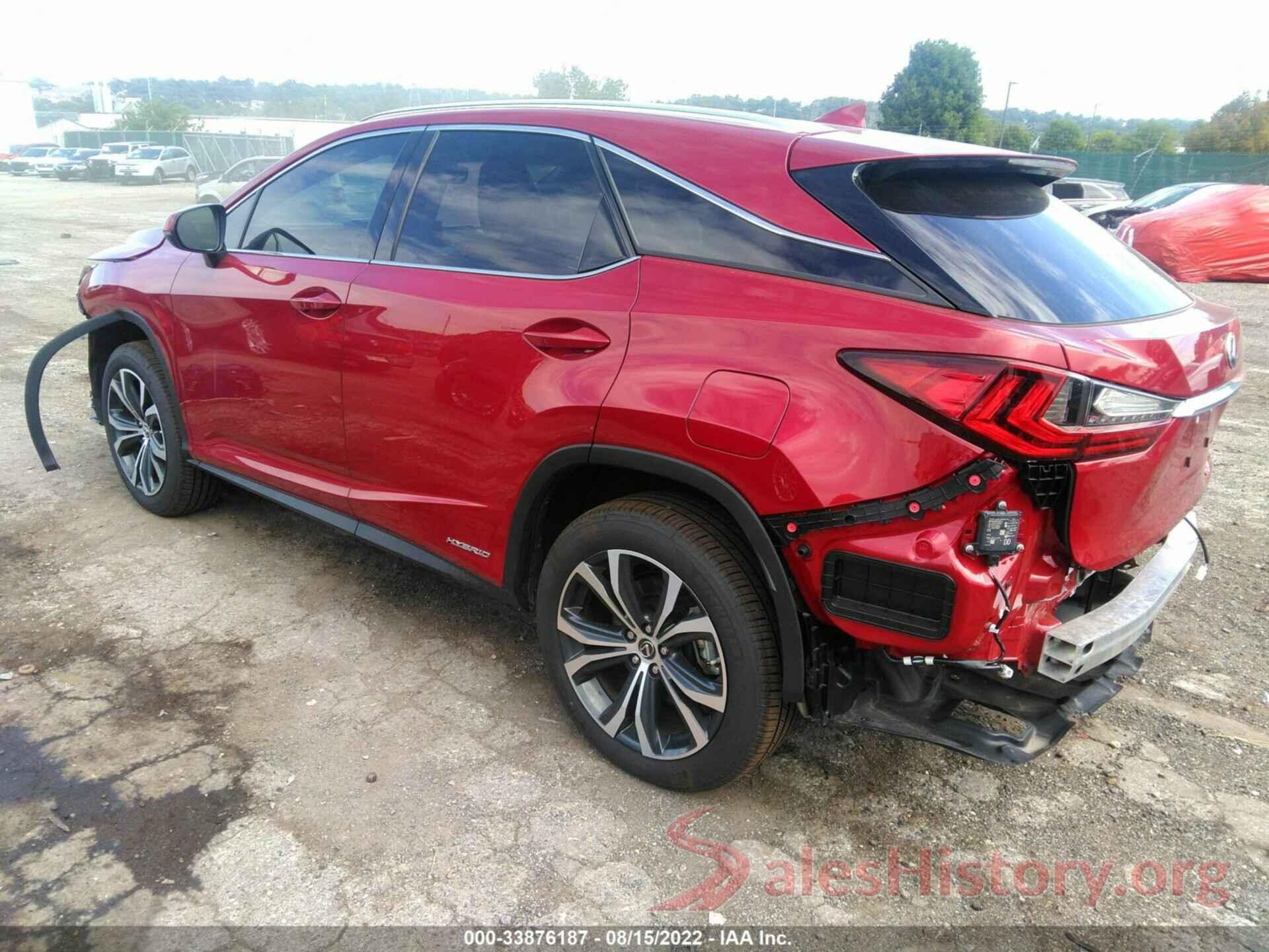 2T2HGMDA6NC073553 2022 LEXUS RX