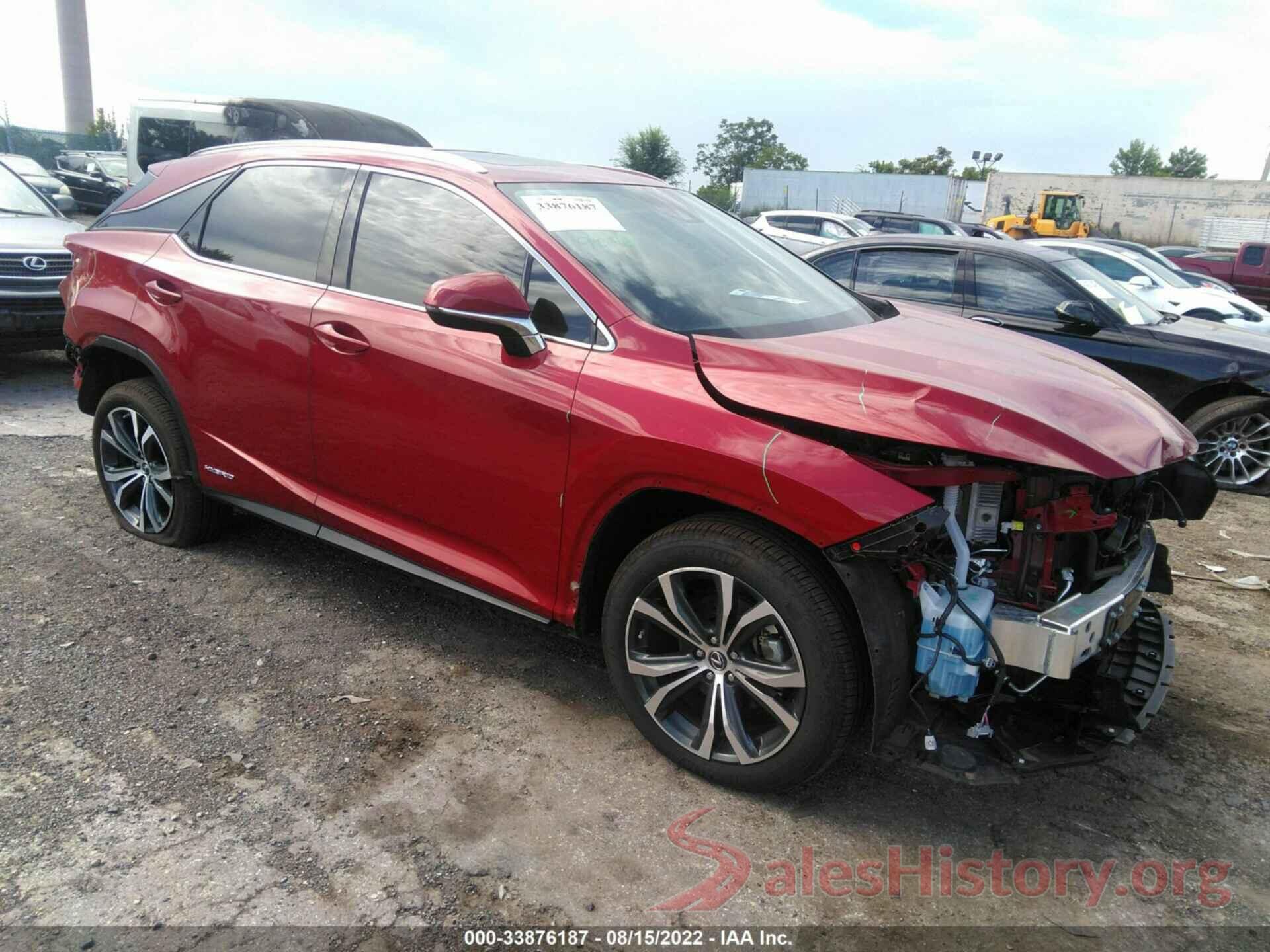 2T2HGMDA6NC073553 2022 LEXUS RX