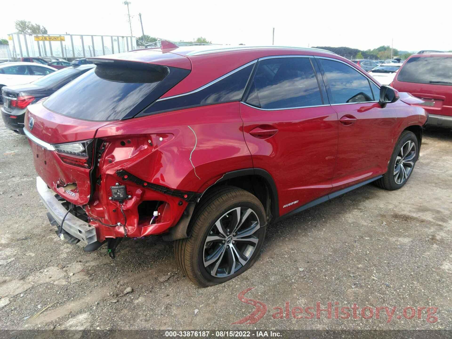 2T2HGMDA6NC073553 2022 LEXUS RX