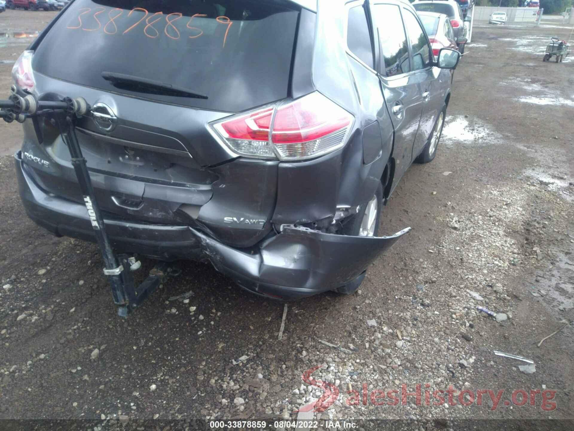 KNMAT2MV5GP661120 2016 NISSAN ROGUE