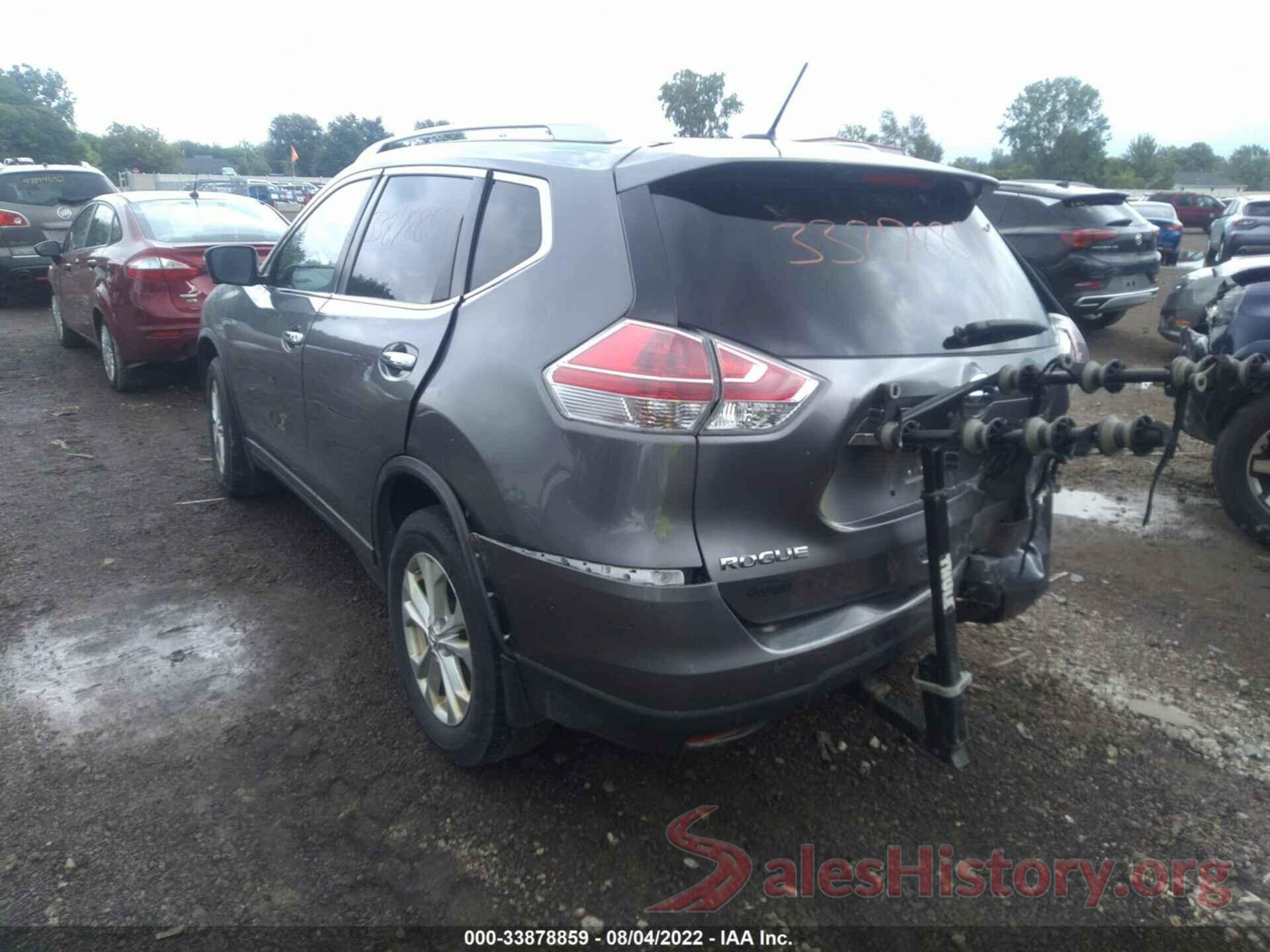 KNMAT2MV5GP661120 2016 NISSAN ROGUE