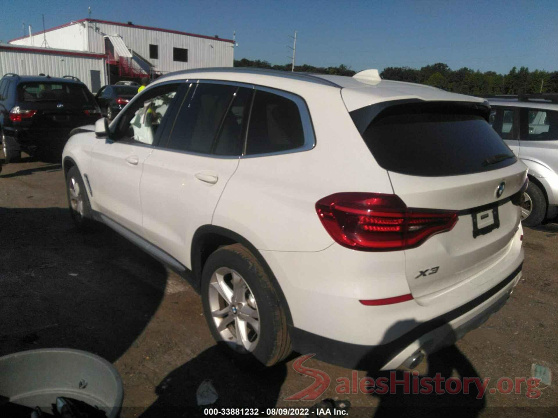 5UXTY5C04LLE58353 2020 BMW X3