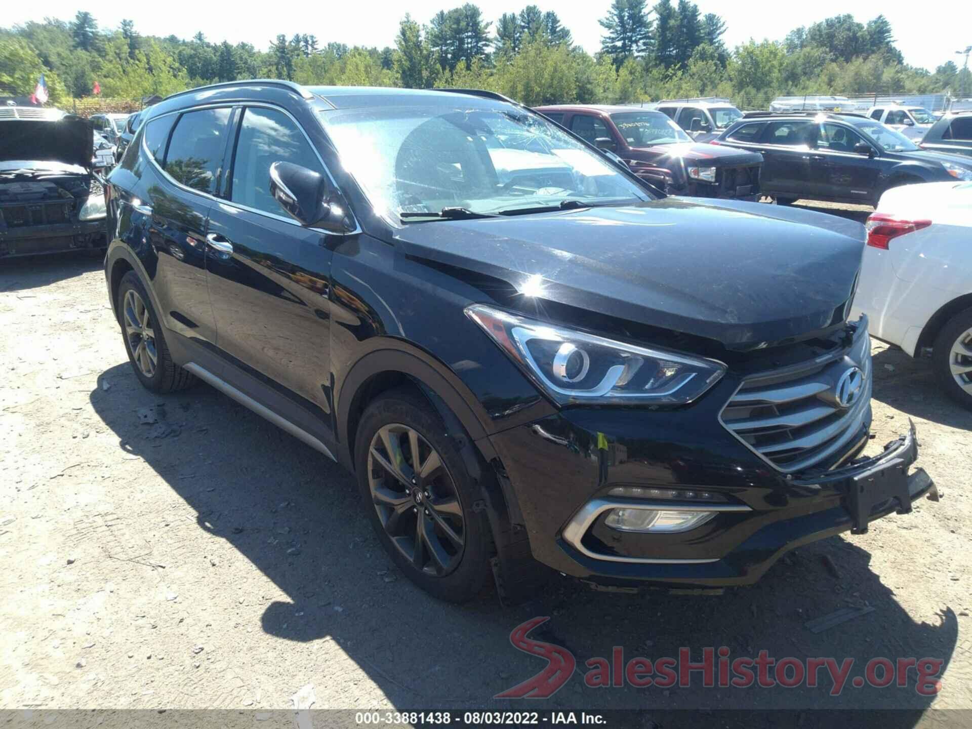 5XYZWDLA6HG411300 2017 HYUNDAI SANTA FE SPORT