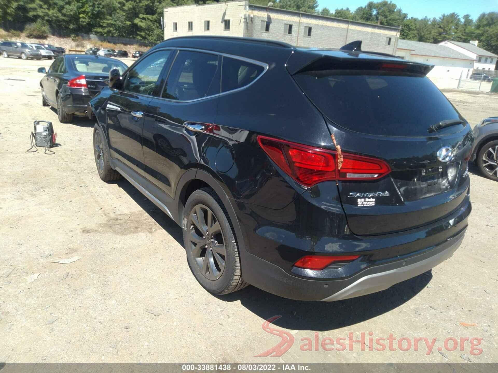 5XYZWDLA6HG411300 2017 HYUNDAI SANTA FE SPORT