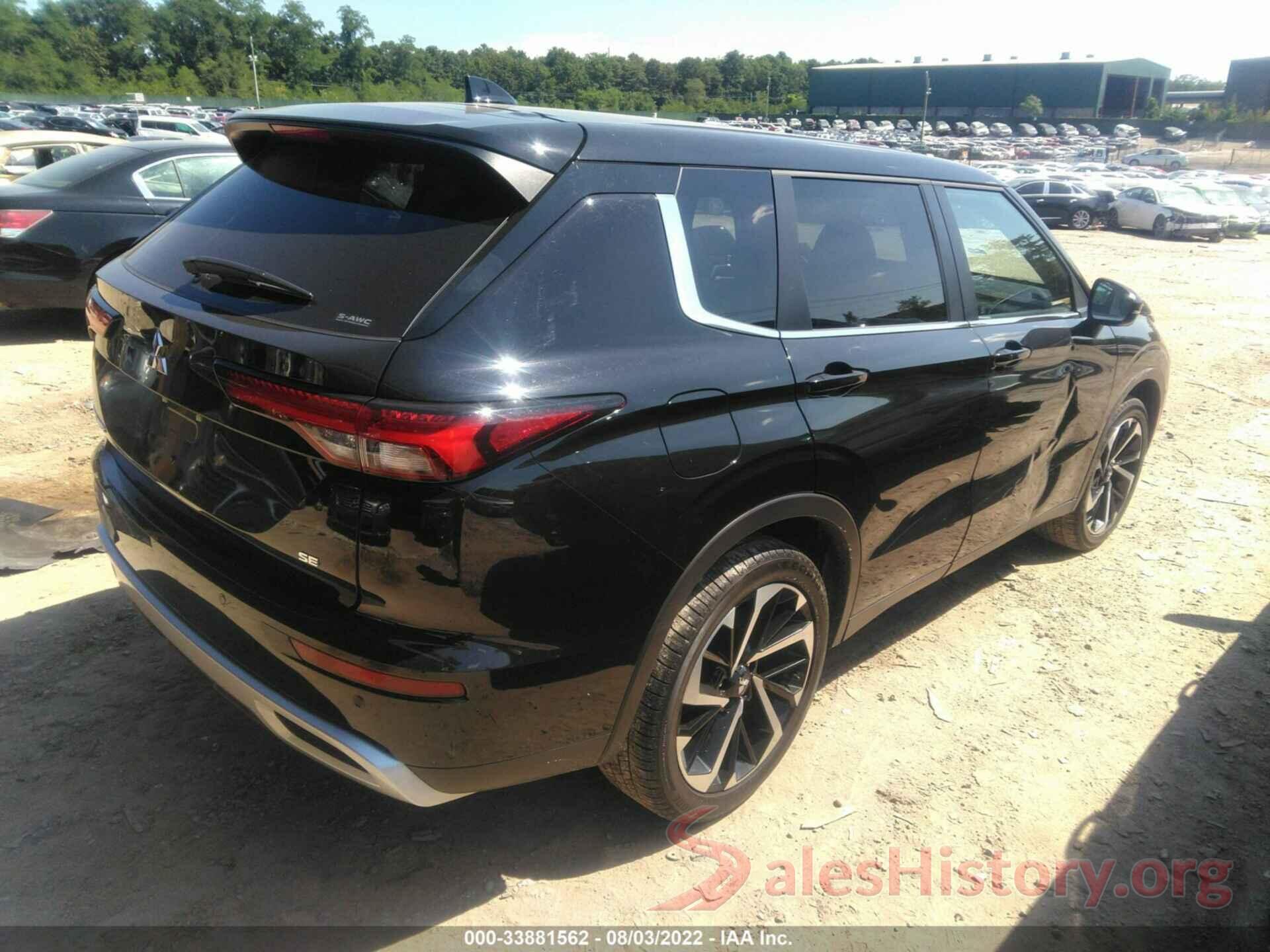 JA4J4UA82NZ048827 2022 MITSUBISHI OUTLANDER