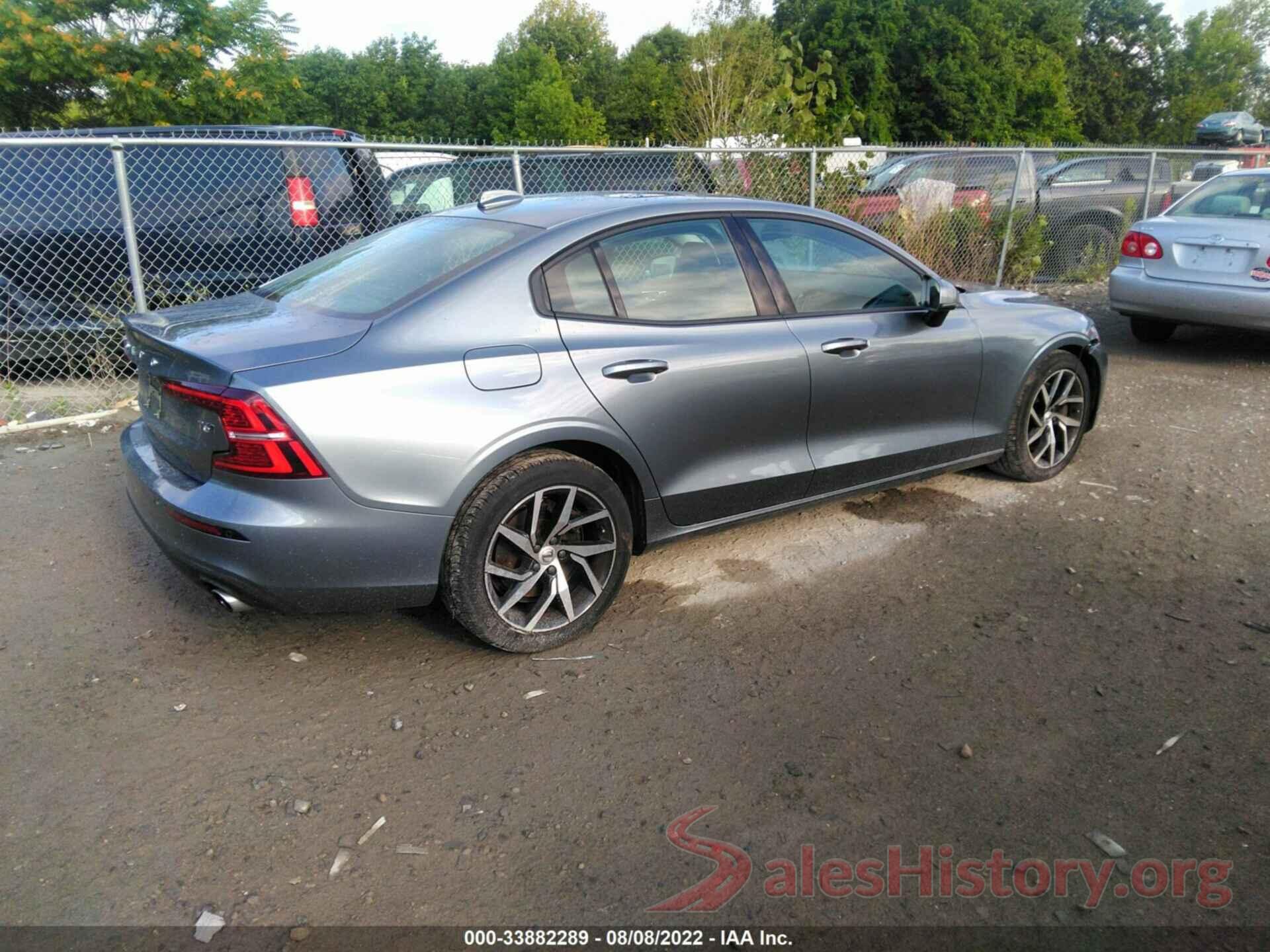 7JRA22TK9LG063120 2020 VOLVO S60