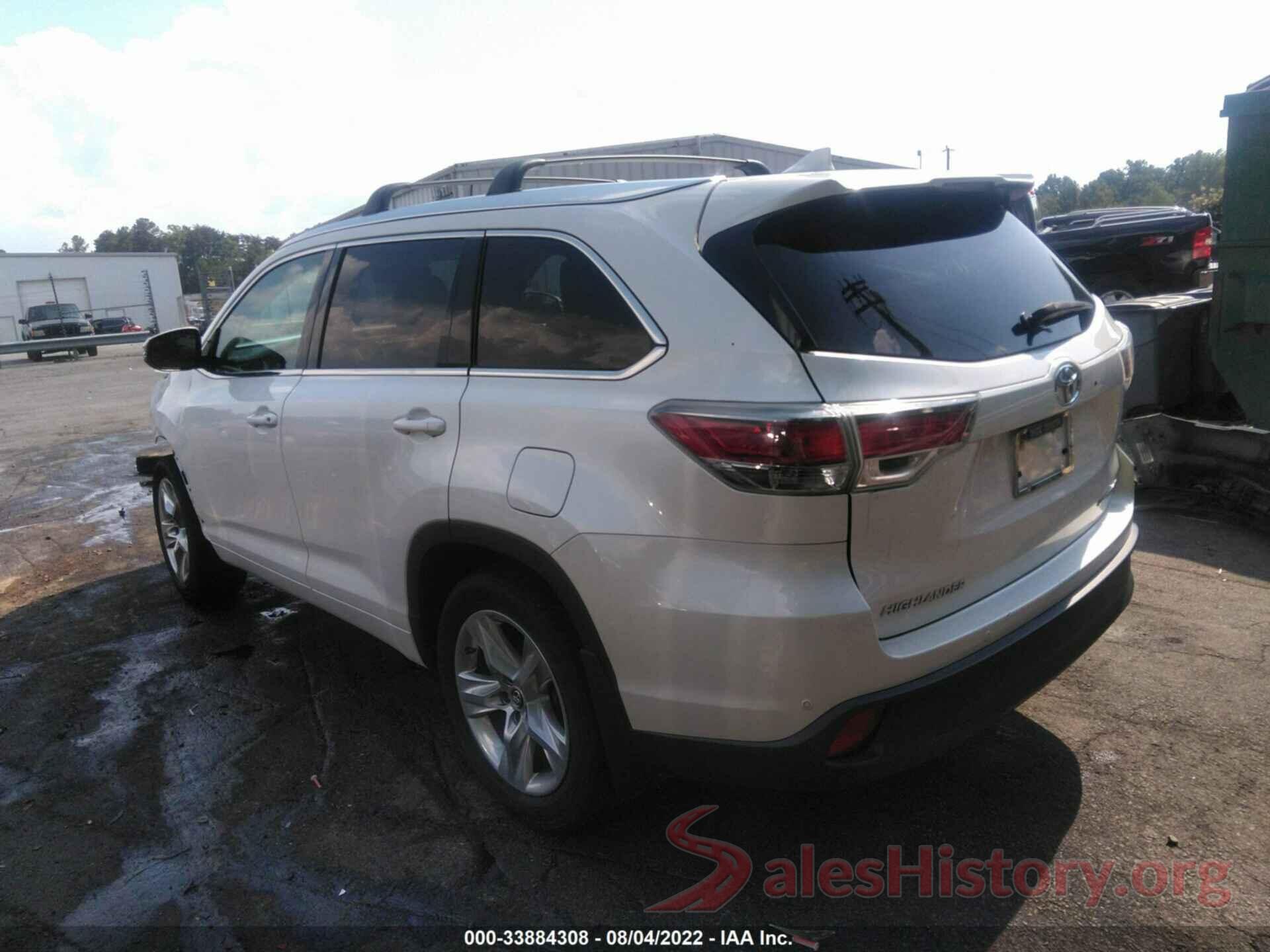 5TDDKRFH8GS293845 2016 TOYOTA HIGHLANDER