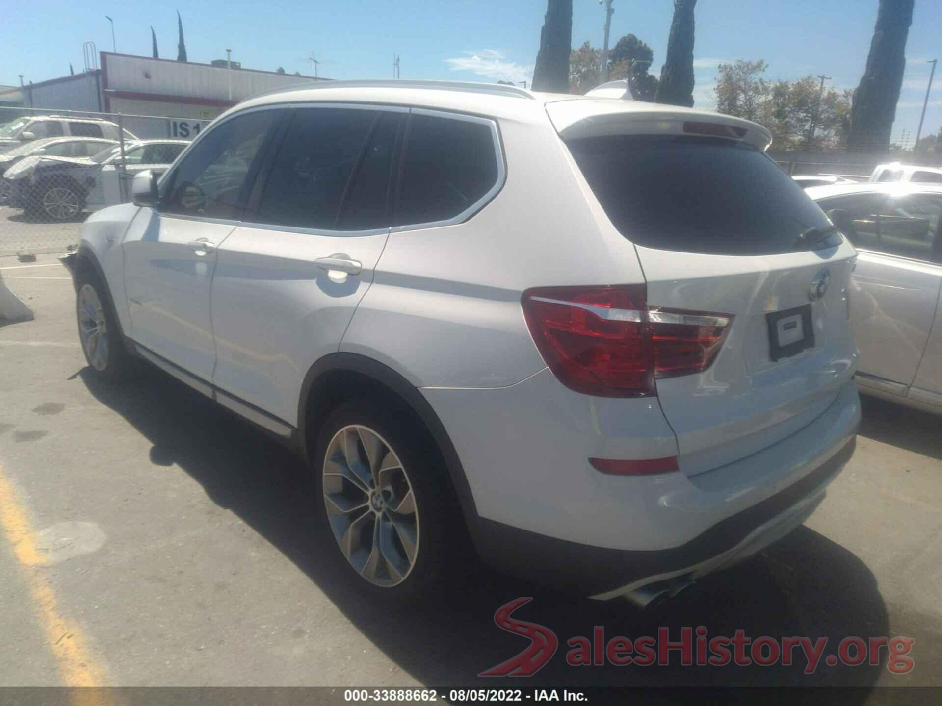 5UXWX9C53H0D99730 2017 BMW X3