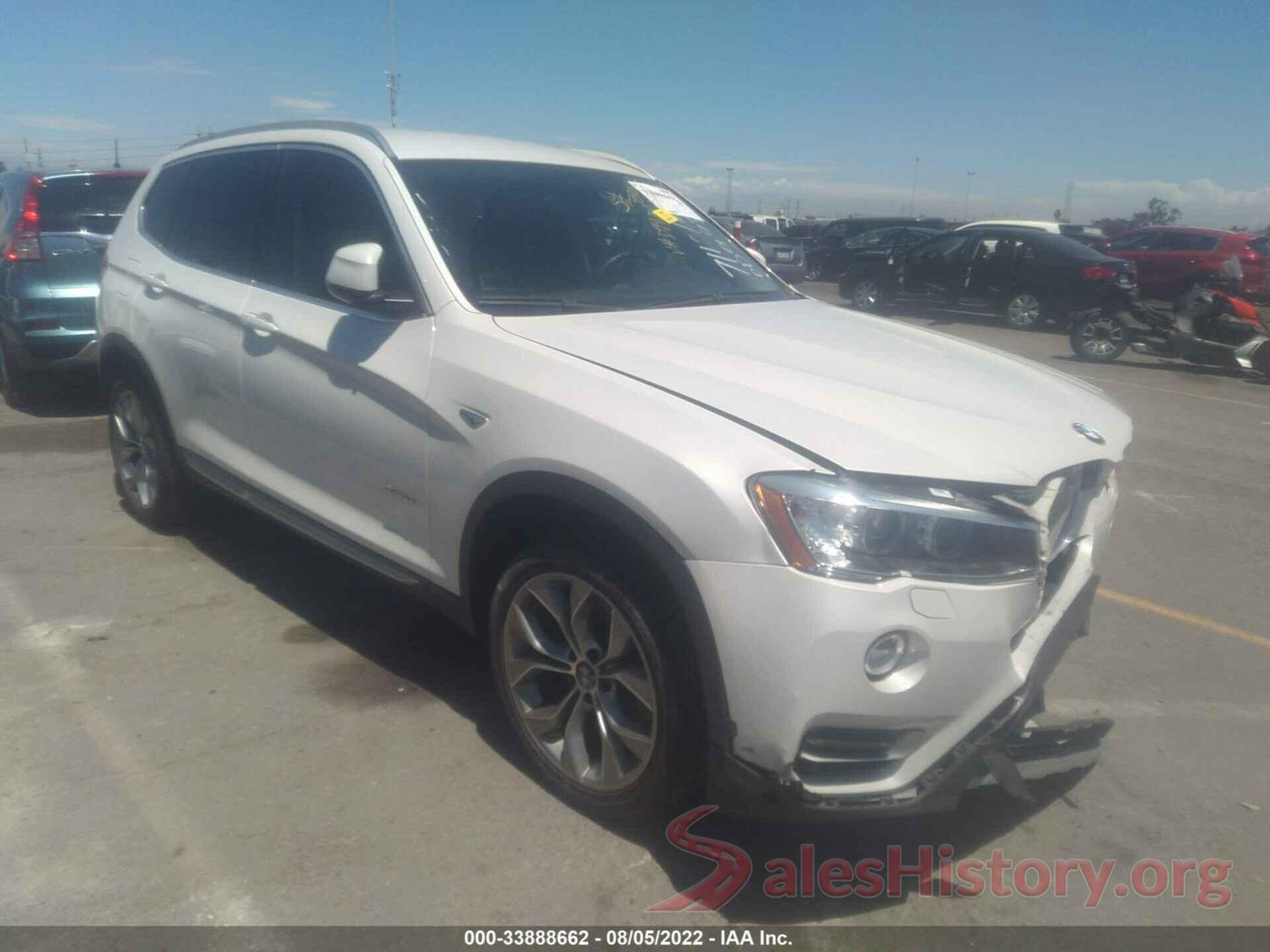 5UXWX9C53H0D99730 2017 BMW X3