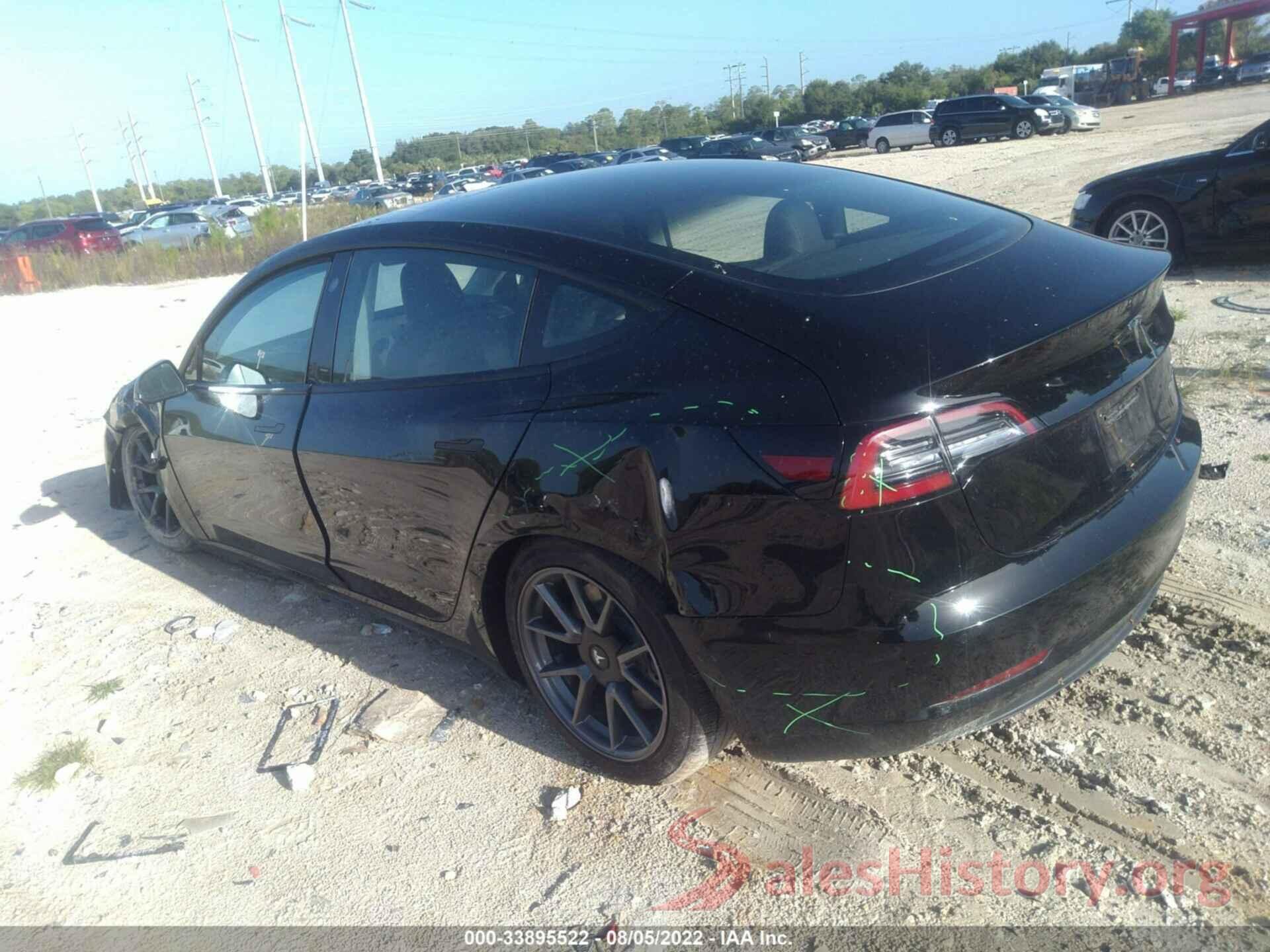 5YJ3E1EB5MF902620 2021 TESLA MODEL 3