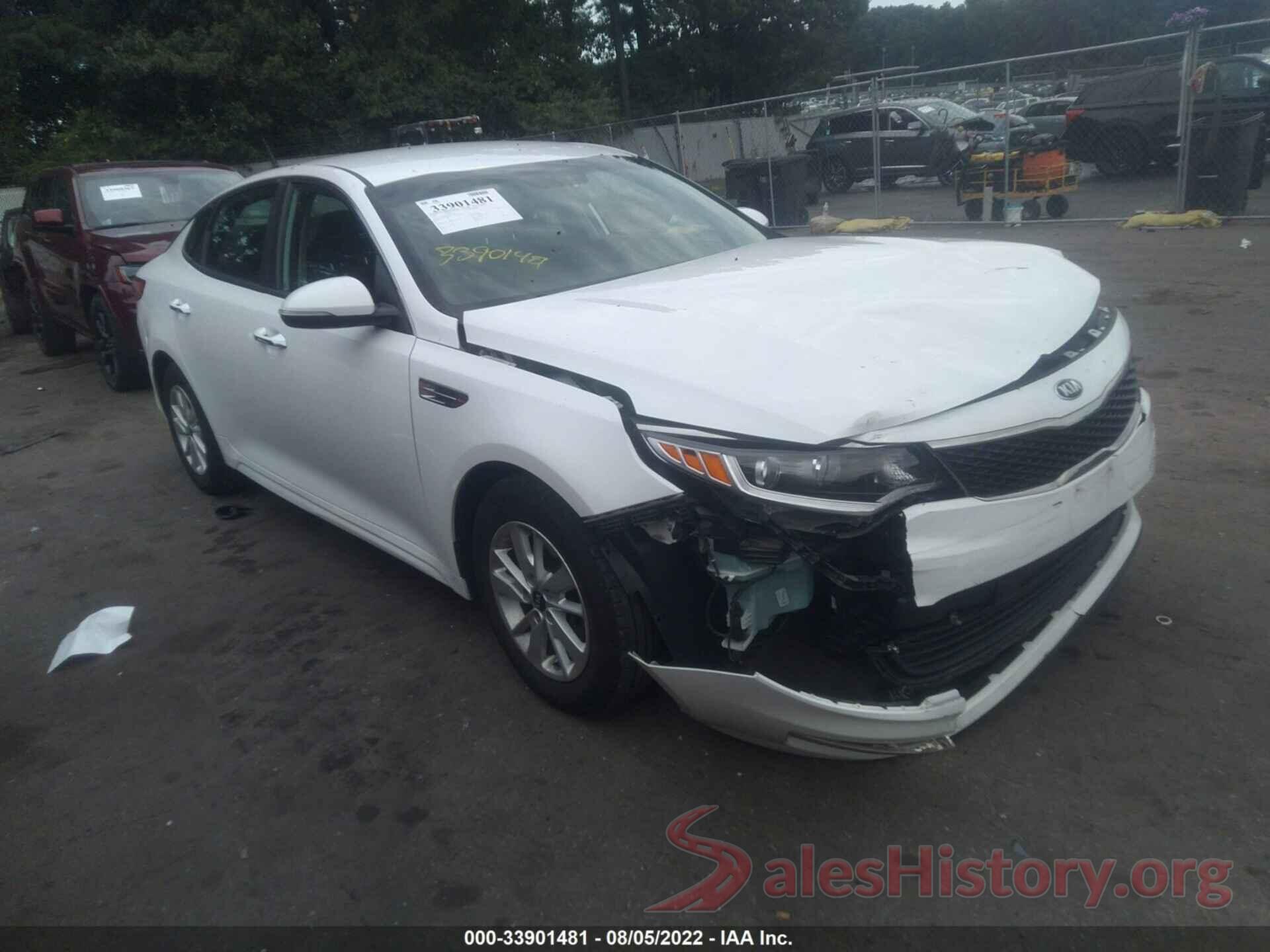 5XXGT4L31GG055858 2016 KIA OPTIMA