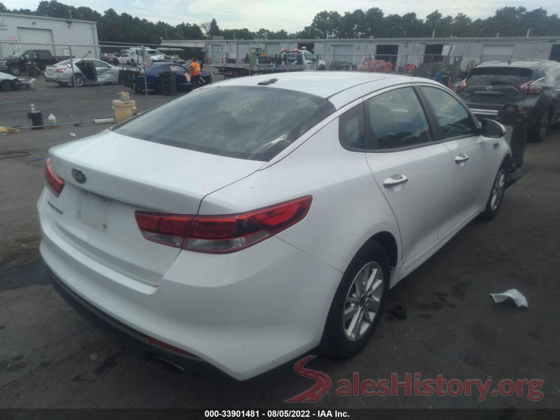 5XXGT4L31GG055858 2016 KIA OPTIMA