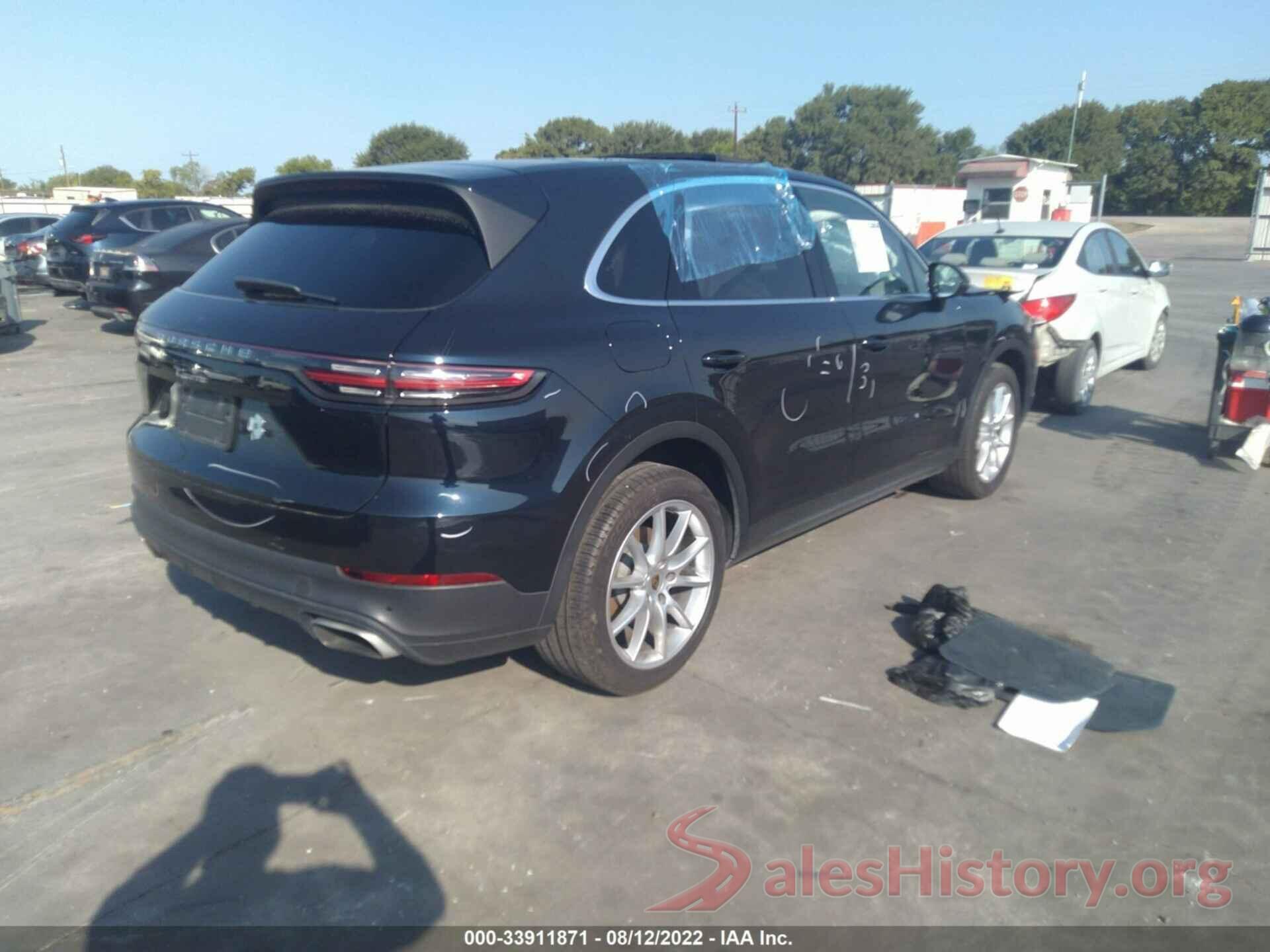 WP1AA2AY2LDA03642 2020 PORSCHE CAYENNE