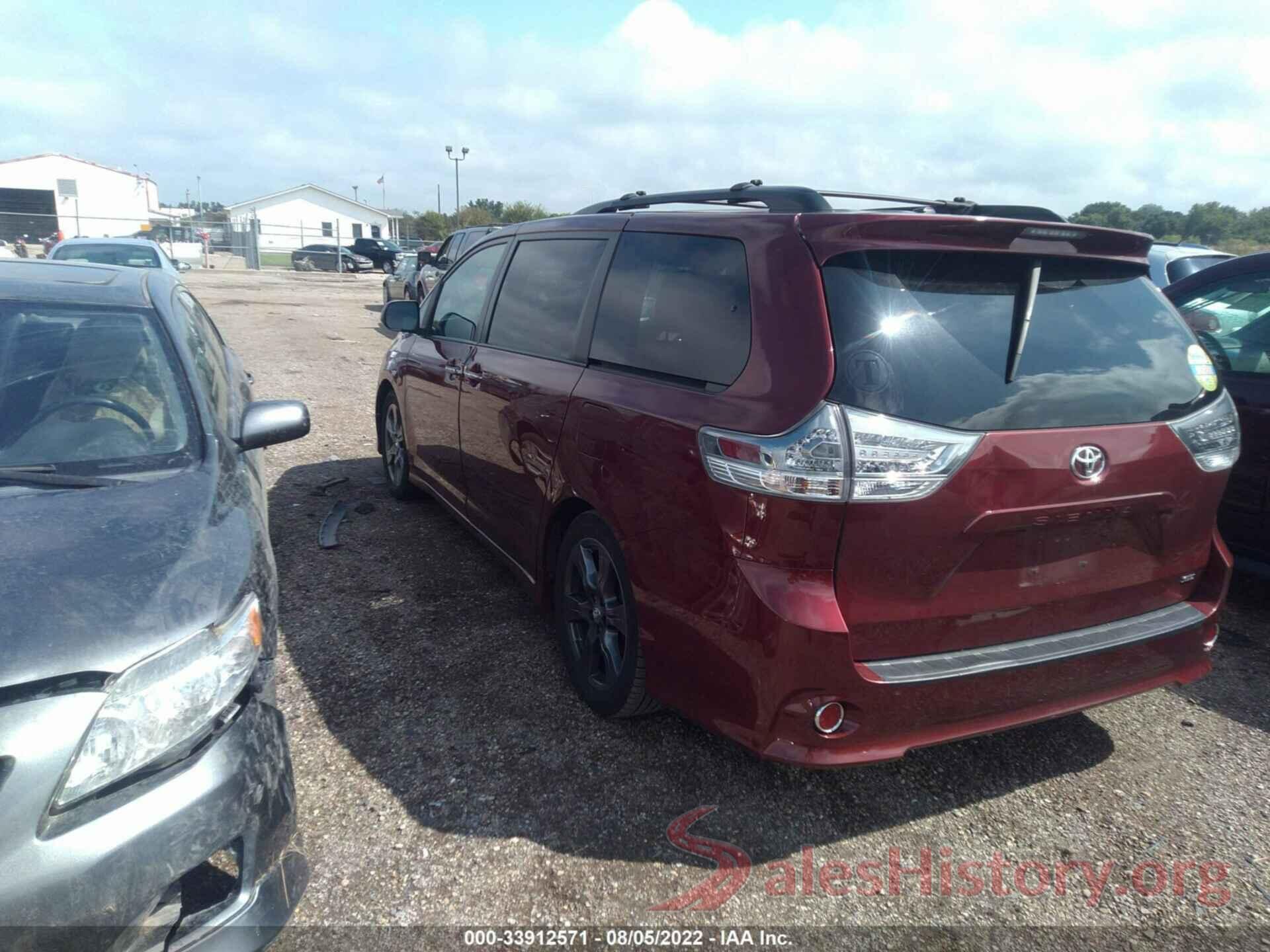 5TDXZ3DC5HS887923 2017 TOYOTA SIENNA