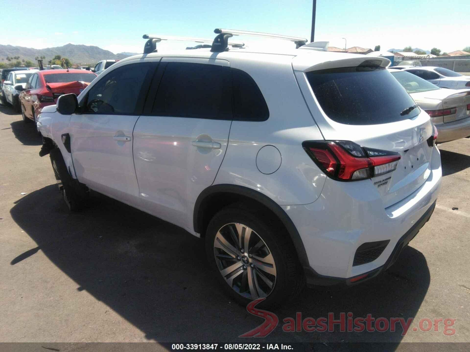 JA4AR3AU0LU001783 2020 MITSUBISHI OUTLANDER SPORT