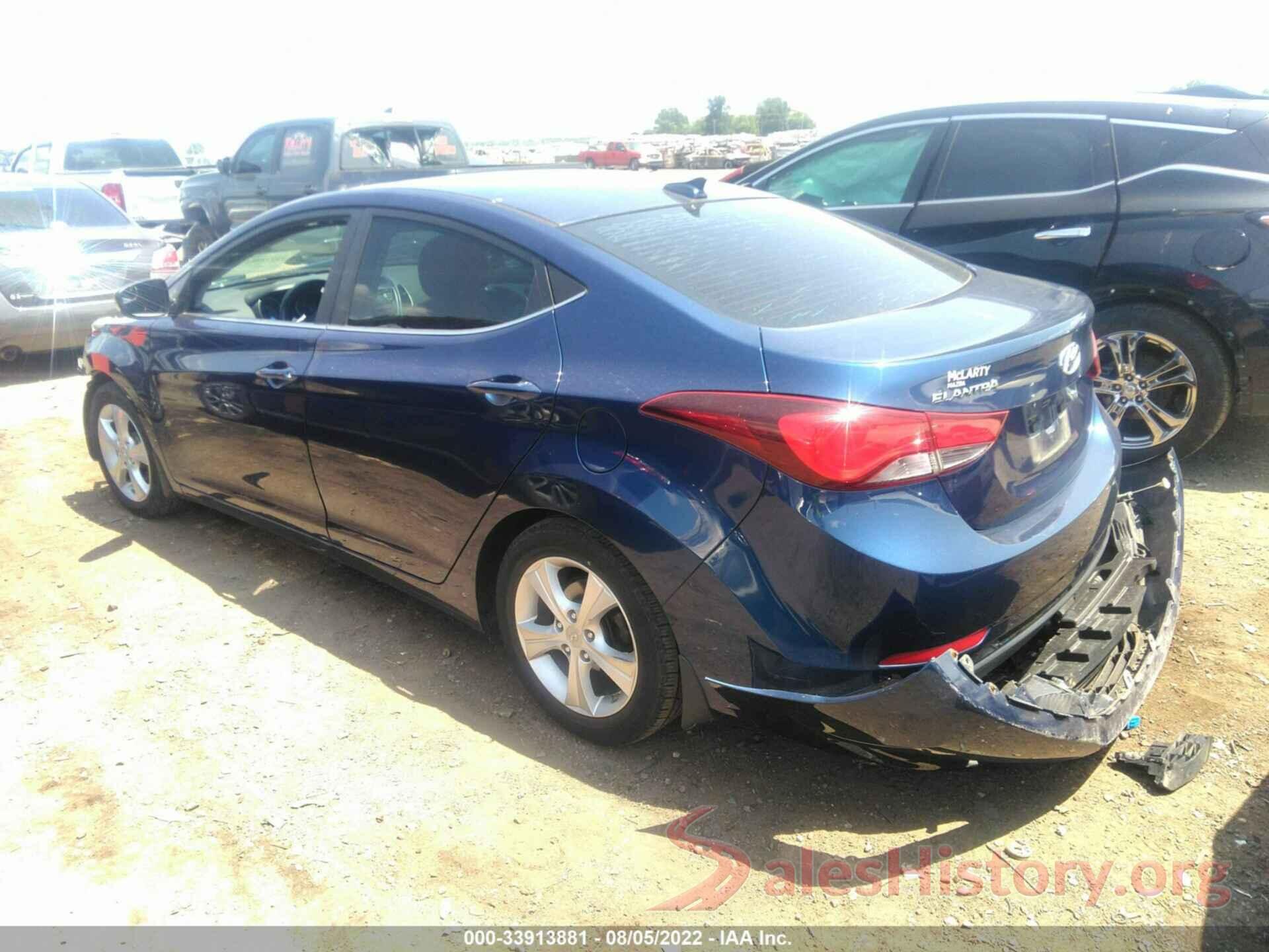 5NPDH4AE8GH729159 2016 HYUNDAI ELANTRA