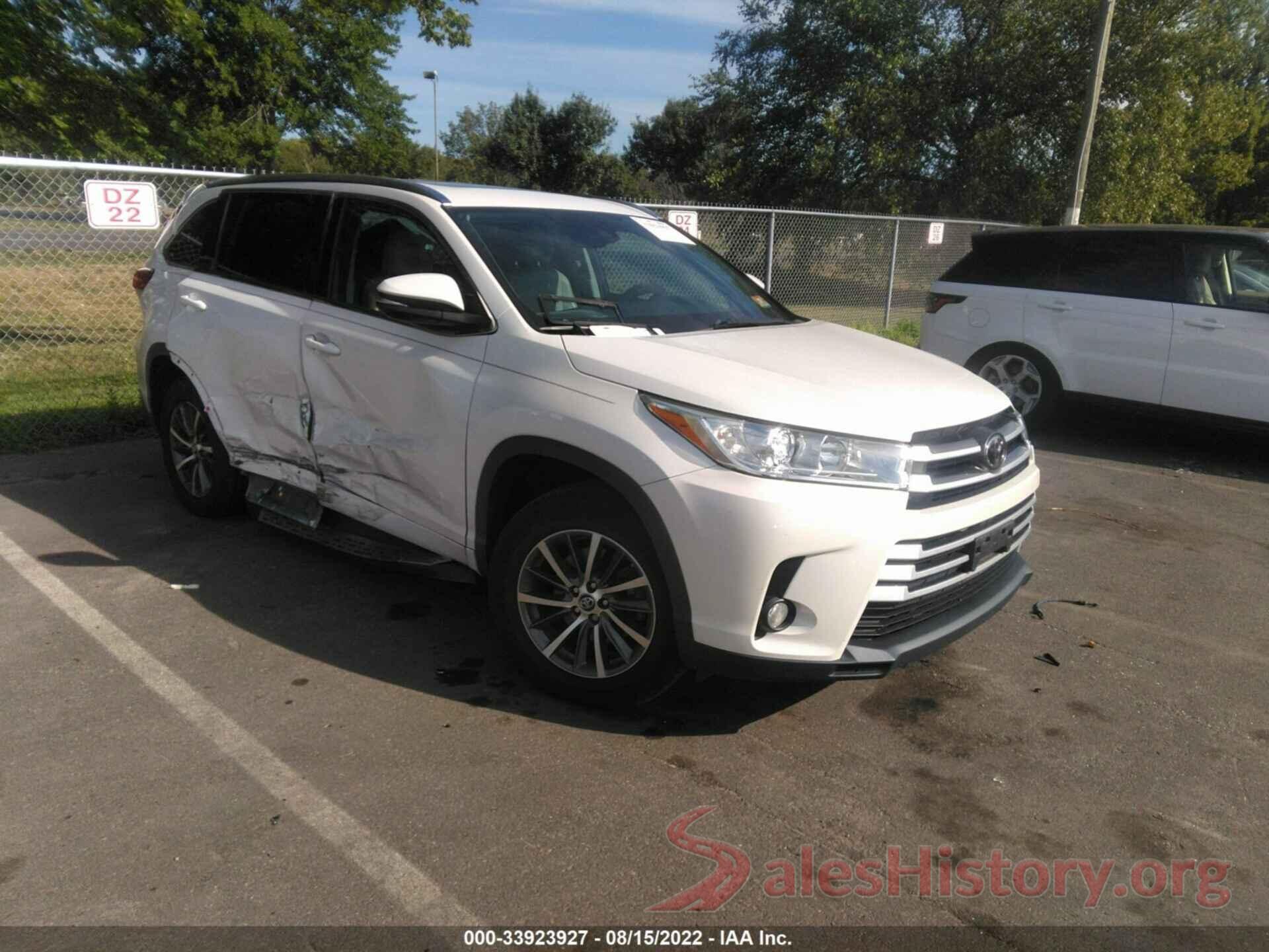 5TDKZRFH2HS191106 2017 TOYOTA HIGHLANDER