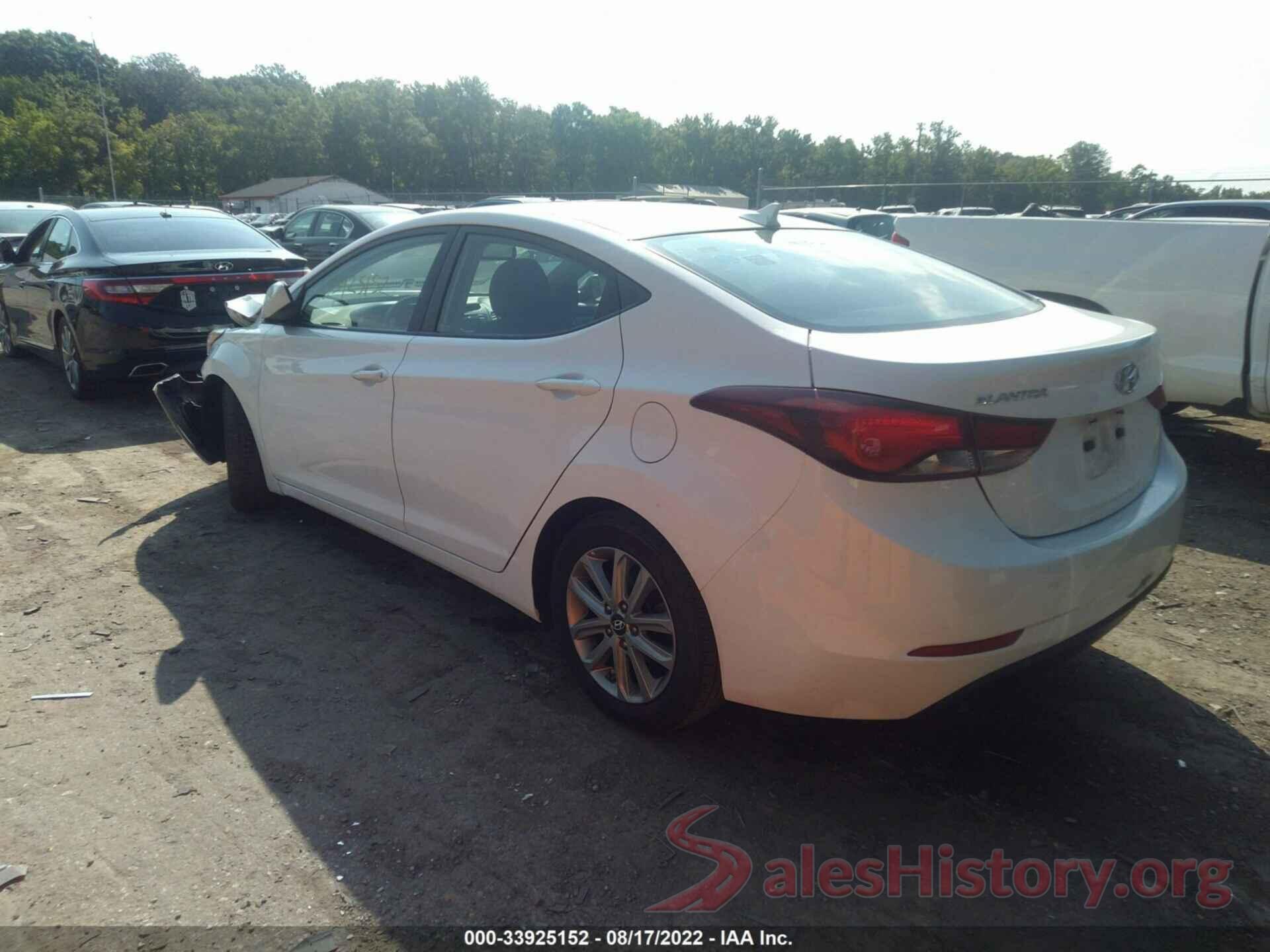 5NPDH4AE7EH467292 2014 HYUNDAI ELANTRA