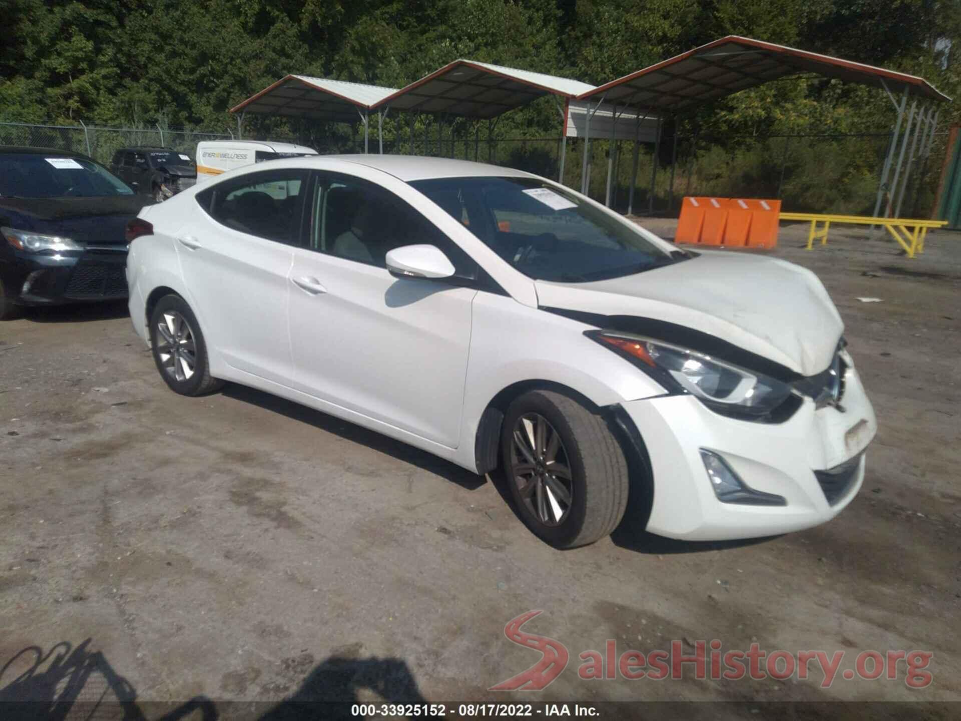 5NPDH4AE7EH467292 2014 HYUNDAI ELANTRA