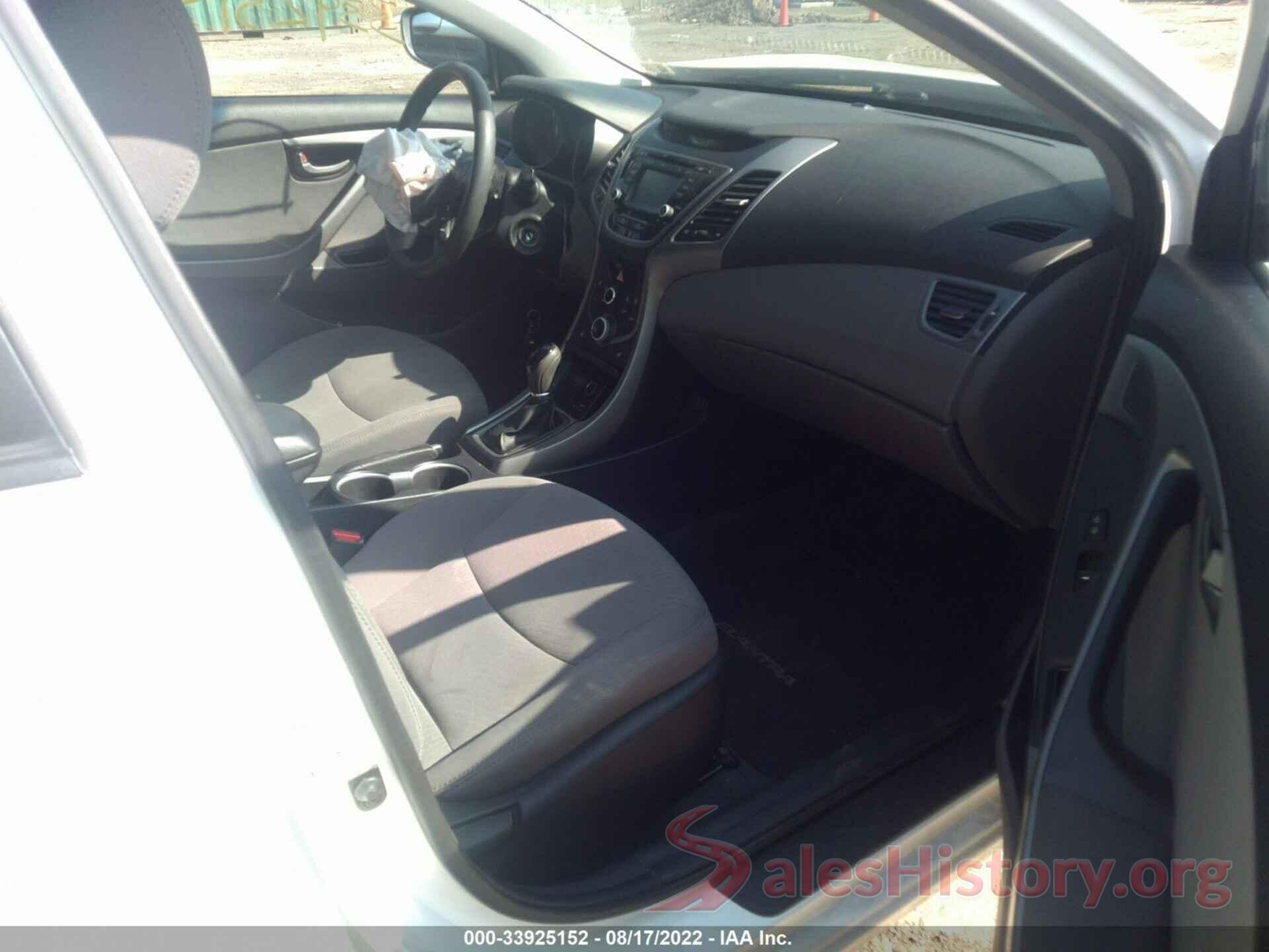 5NPDH4AE7EH467292 2014 HYUNDAI ELANTRA