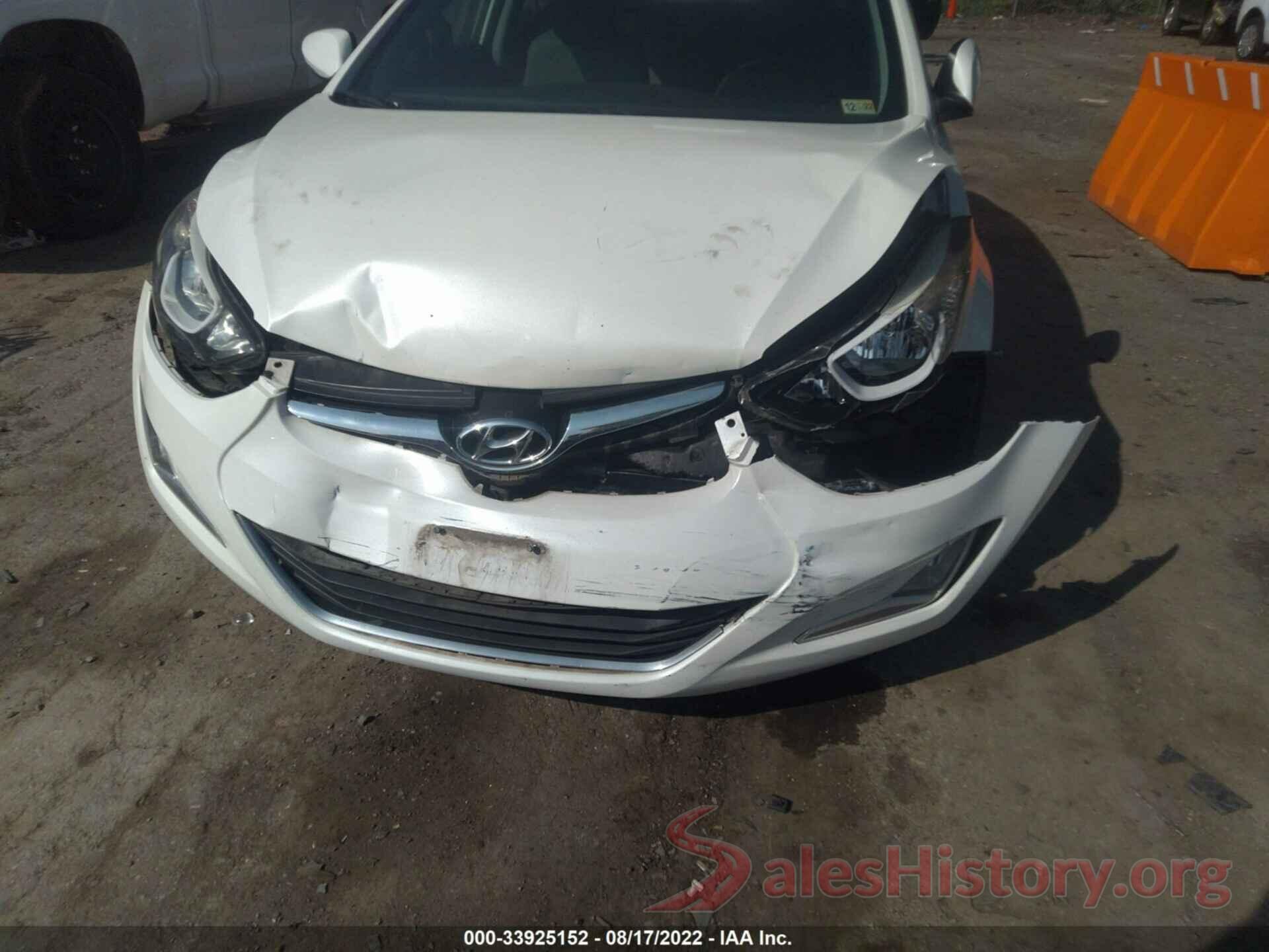 5NPDH4AE7EH467292 2014 HYUNDAI ELANTRA