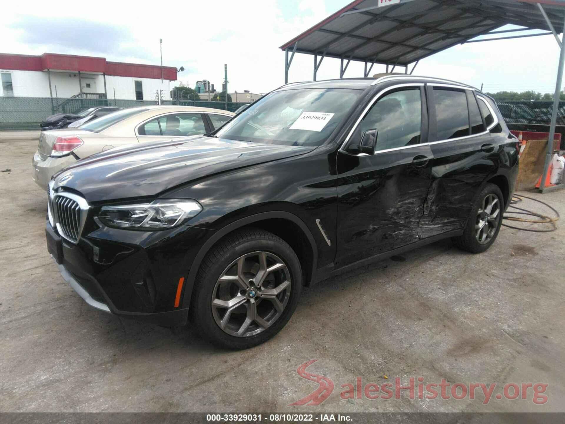 5UX53DP03N9K02469 2022 BMW X3