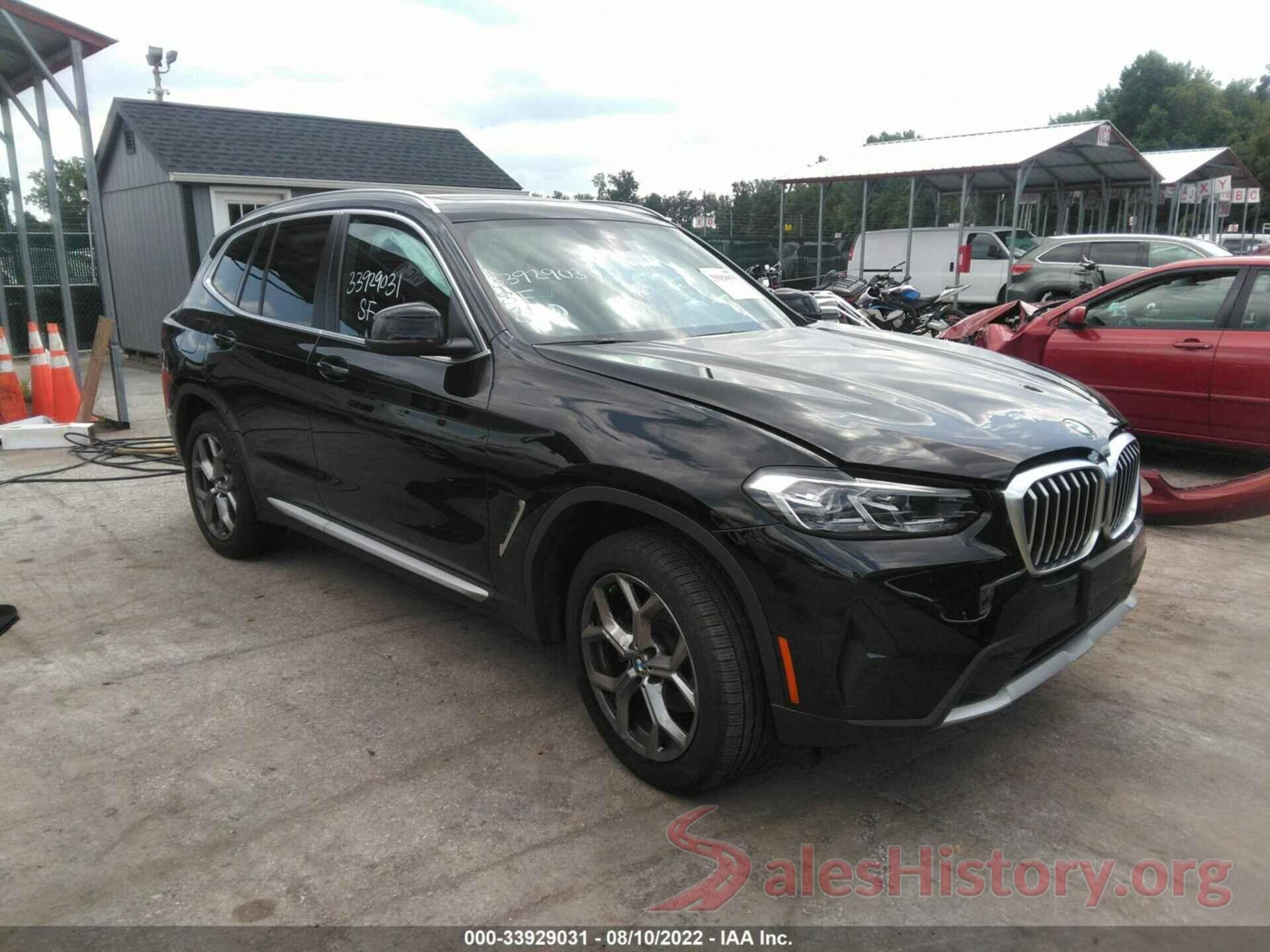 5UX53DP03N9K02469 2022 BMW X3