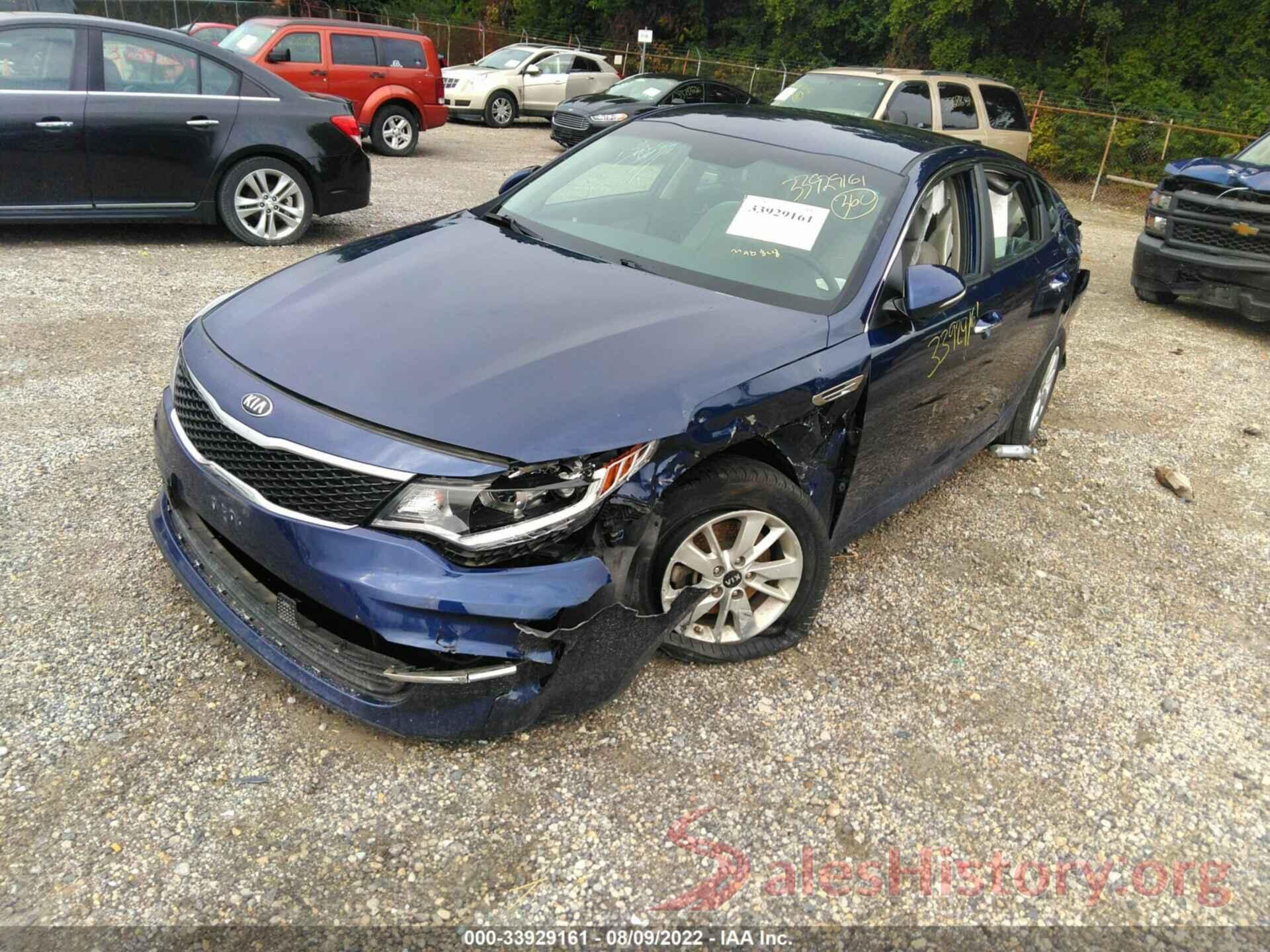 5XXGT4L32GG019645 2016 KIA OPTIMA