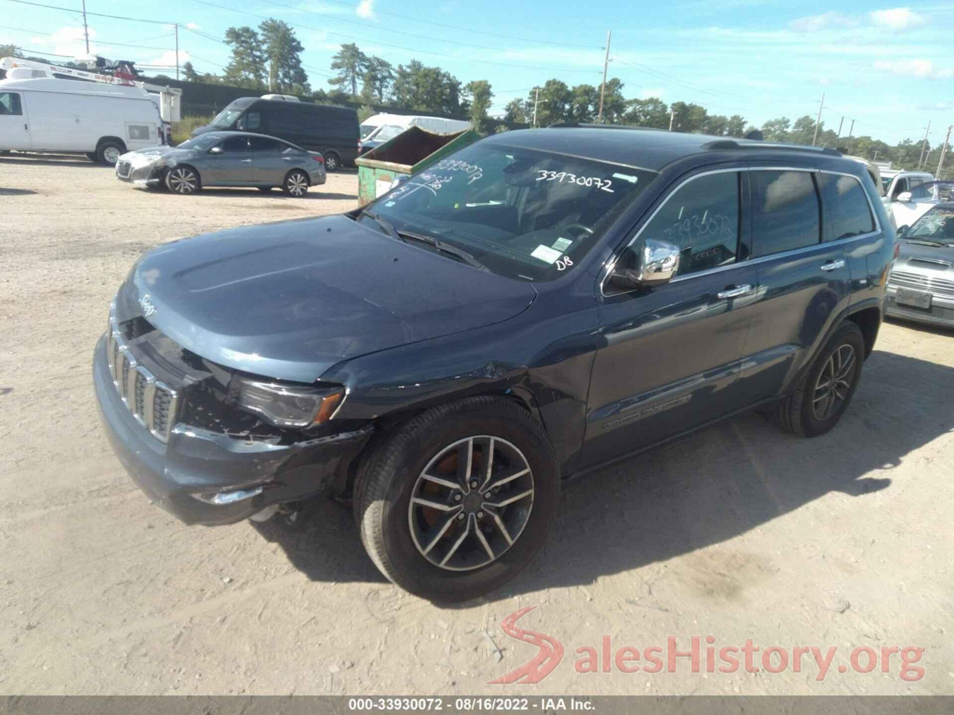 1C4RJFBG4KC842410 2019 JEEP GRAND CHEROKEE