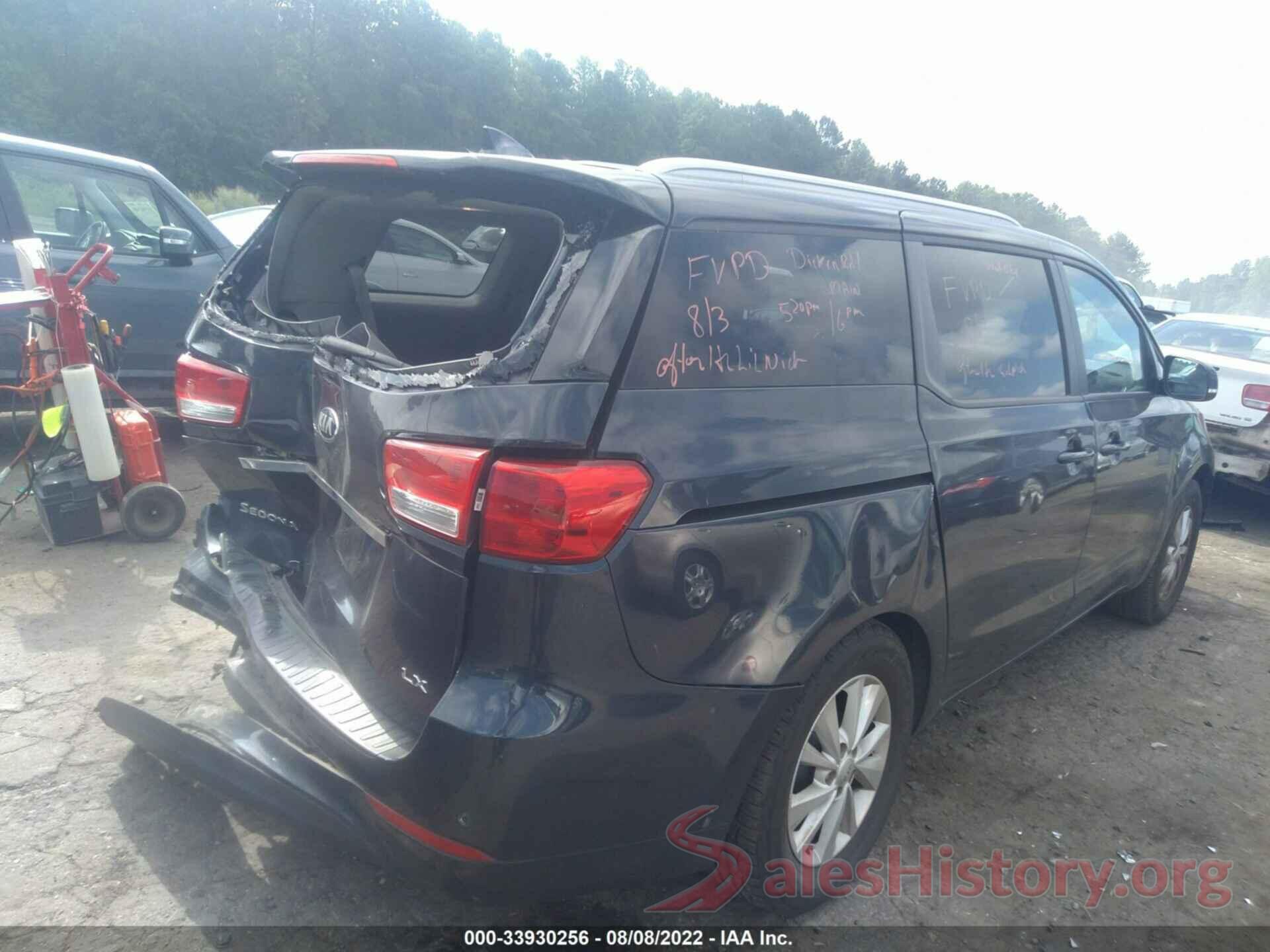 KNDMB5C16G6208954 2016 KIA SEDONA