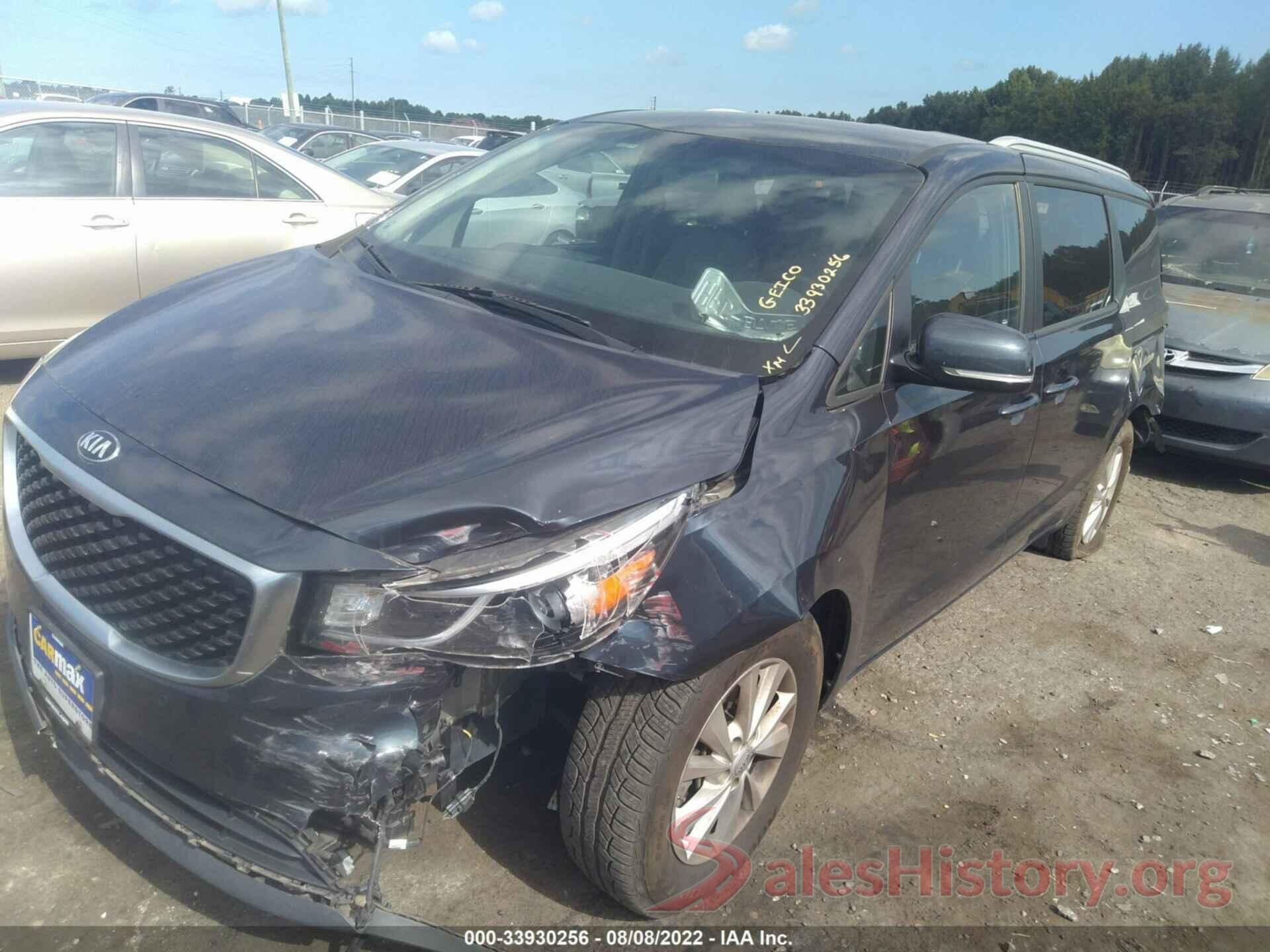 KNDMB5C16G6208954 2016 KIA SEDONA